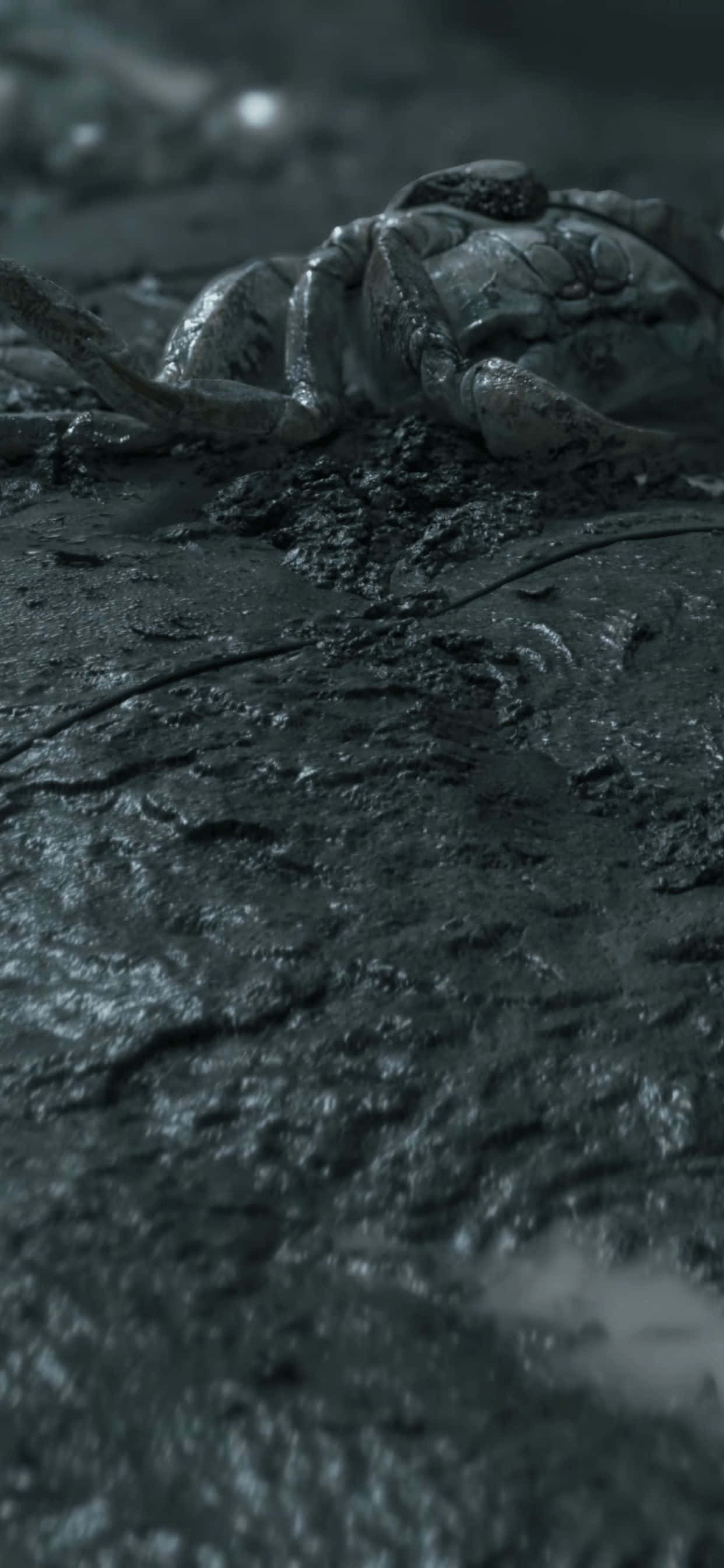 Отправьтесь в путешествие с ладони с новым iPhone XS Max и культовой игрой Death Stranding. Шпалери