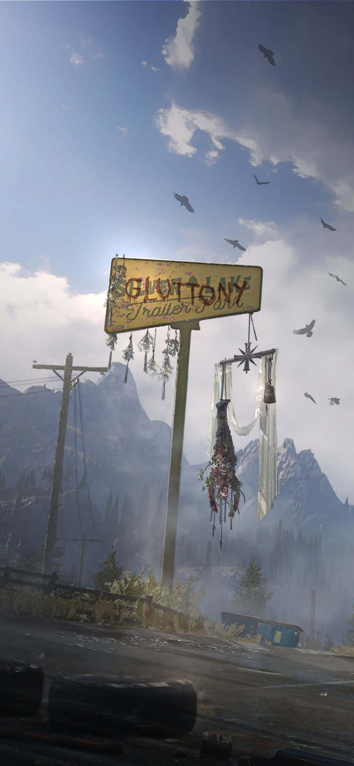 Погрузитесь в мир приключений с iPhone Xs Max и Far Cry 5. Шпалери