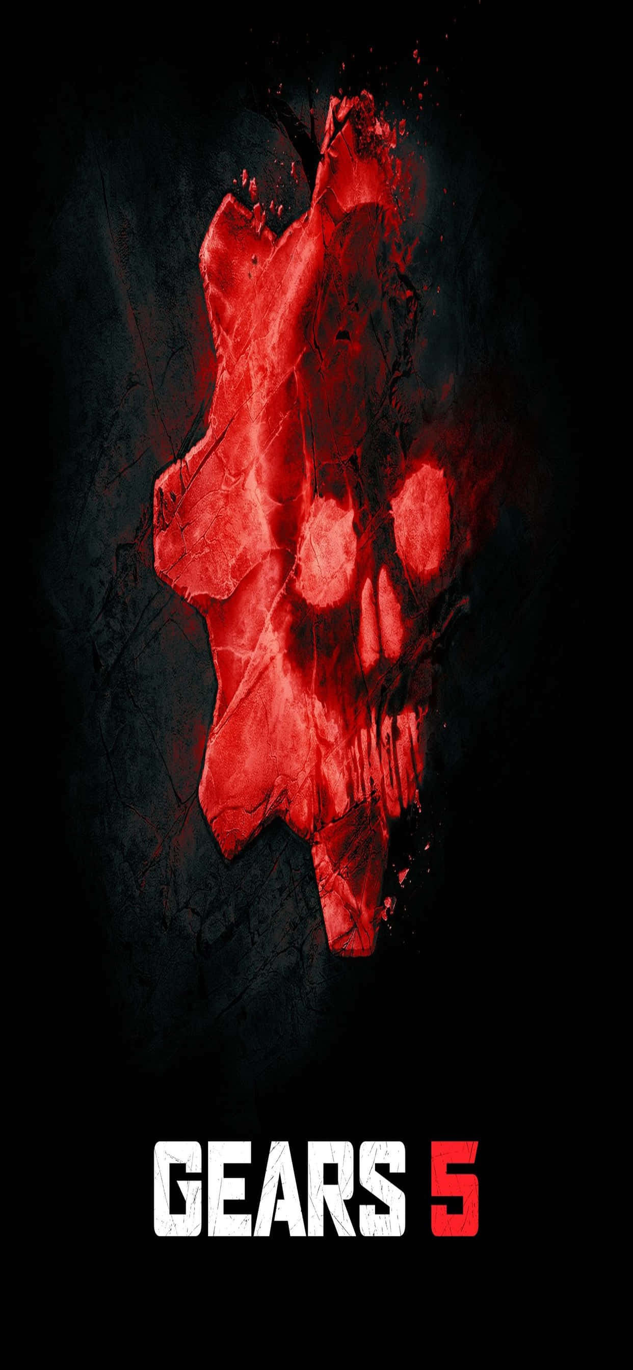 Фон iPhone XS Max с постером Gears of War 5 Шпалери