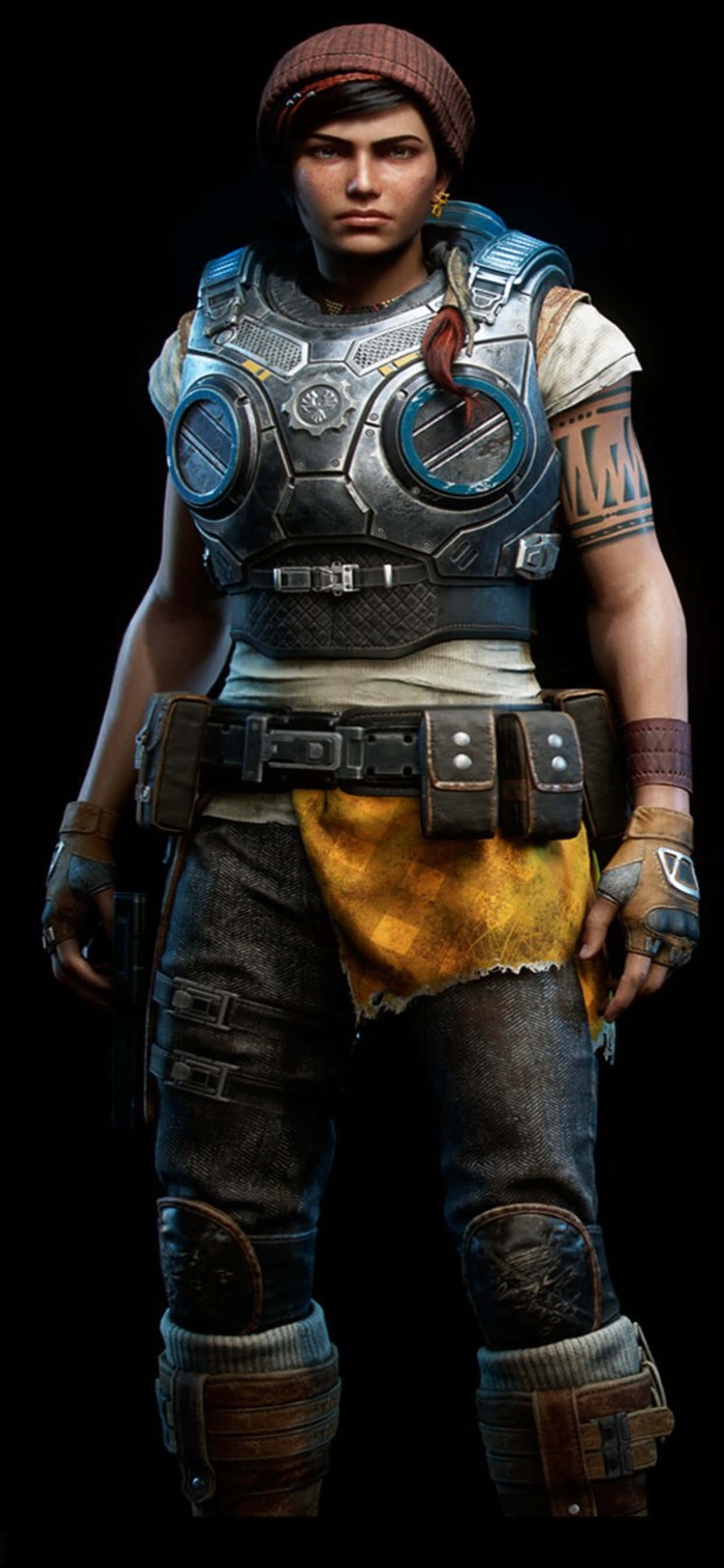 iPhone XS Max Gears Of War 5 Kait Diaz Background Шпалери
