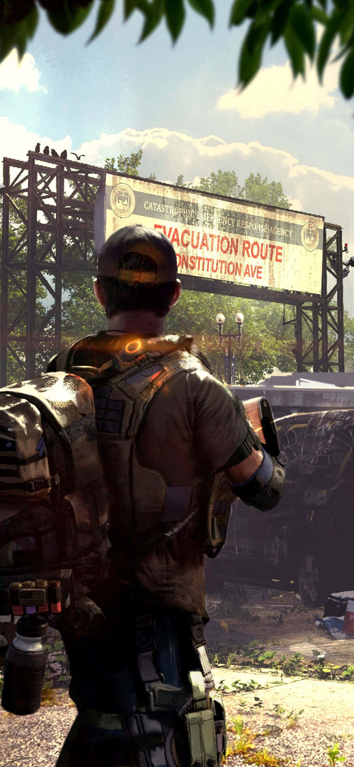 Бросьте вызов судьбе и экипируйтесь с iPhone Xs Max The Division, чтобы победить врагов! Шпалери