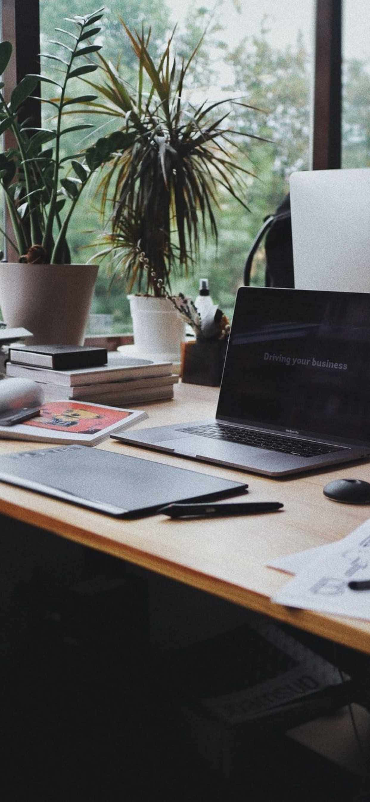 Работа из любой точки с iPhone XS Max Шпалери