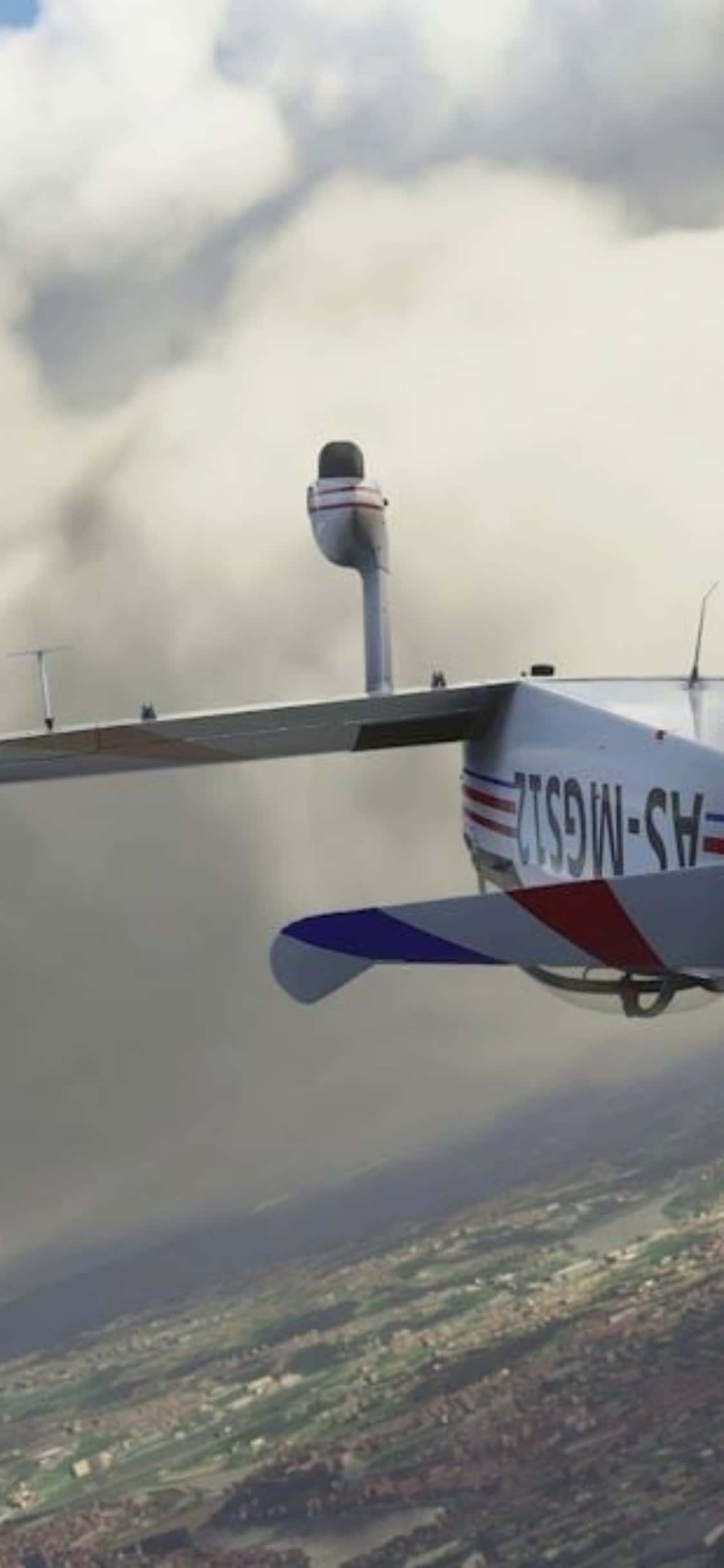 Взлетите в небо с iPhone Xs и Microsoft Flight Simulator Шпалери