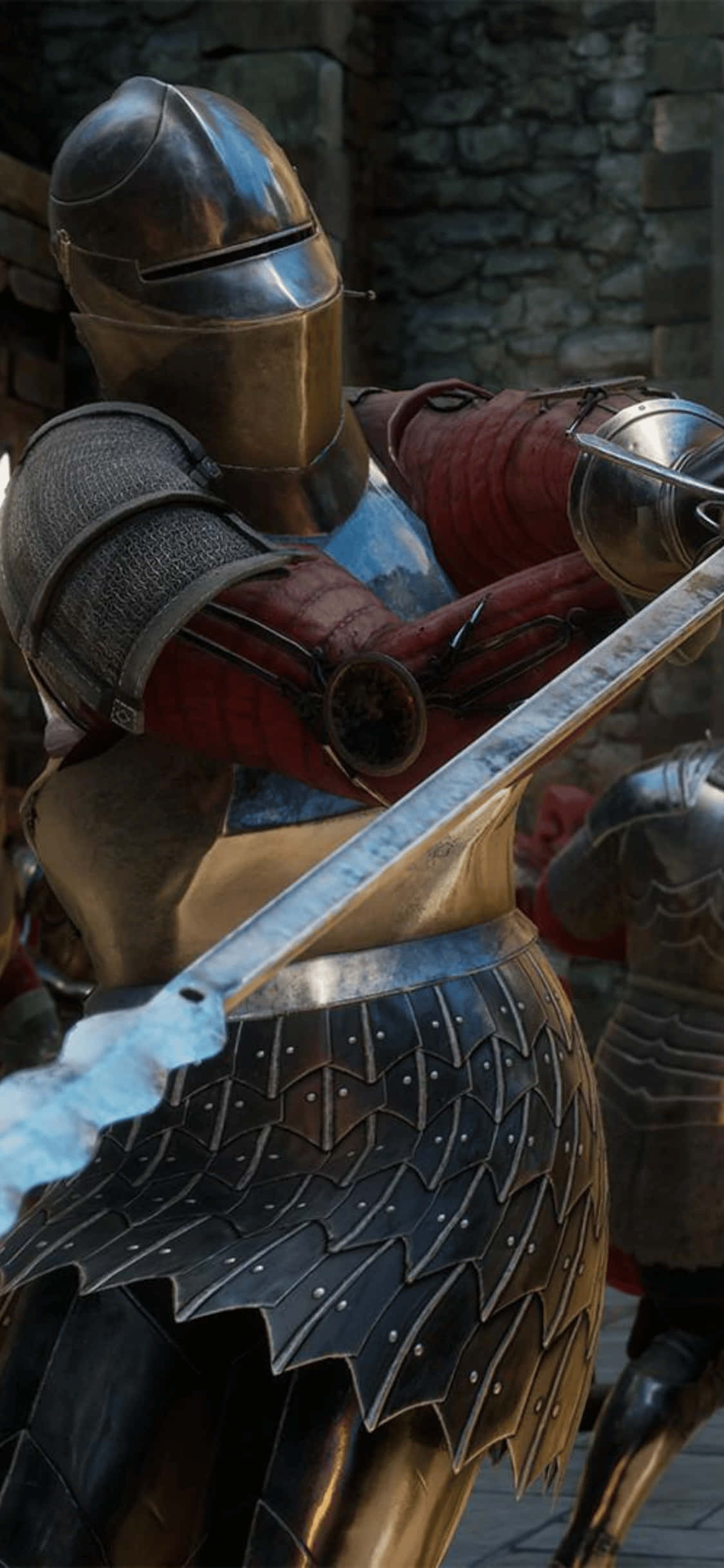 Идея фона воина Mordhau для iPhone Xs Шпалери