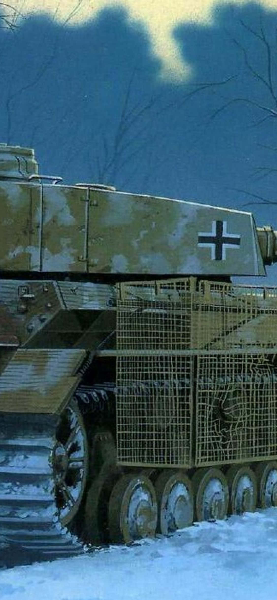 Демонстрация Мощи — iPhone Xs Tanks Шпалери