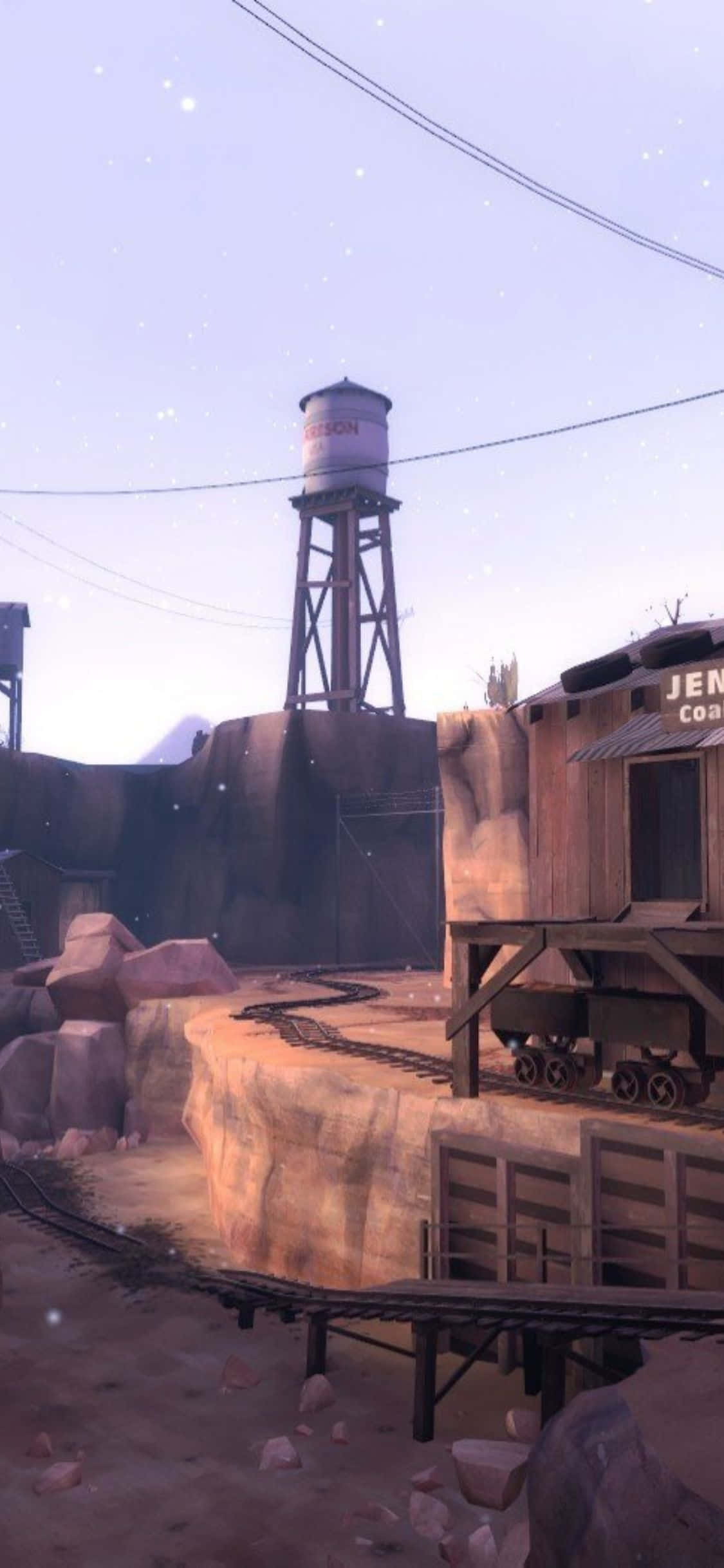 Фон iPhone XS Team Fortress 2 Dustbowl Шпалери