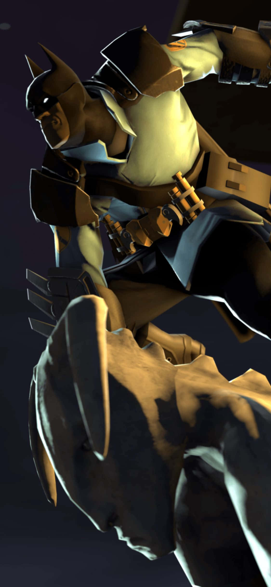 iPhone XS Team Fortress 2 Batman Arkham Cowl фон Шпалери