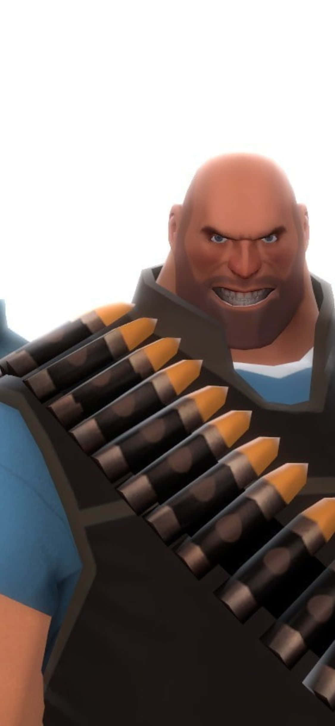 iPhone XS Team Fortress 2 Минималистичный Тяжеловес Фон Шпалери