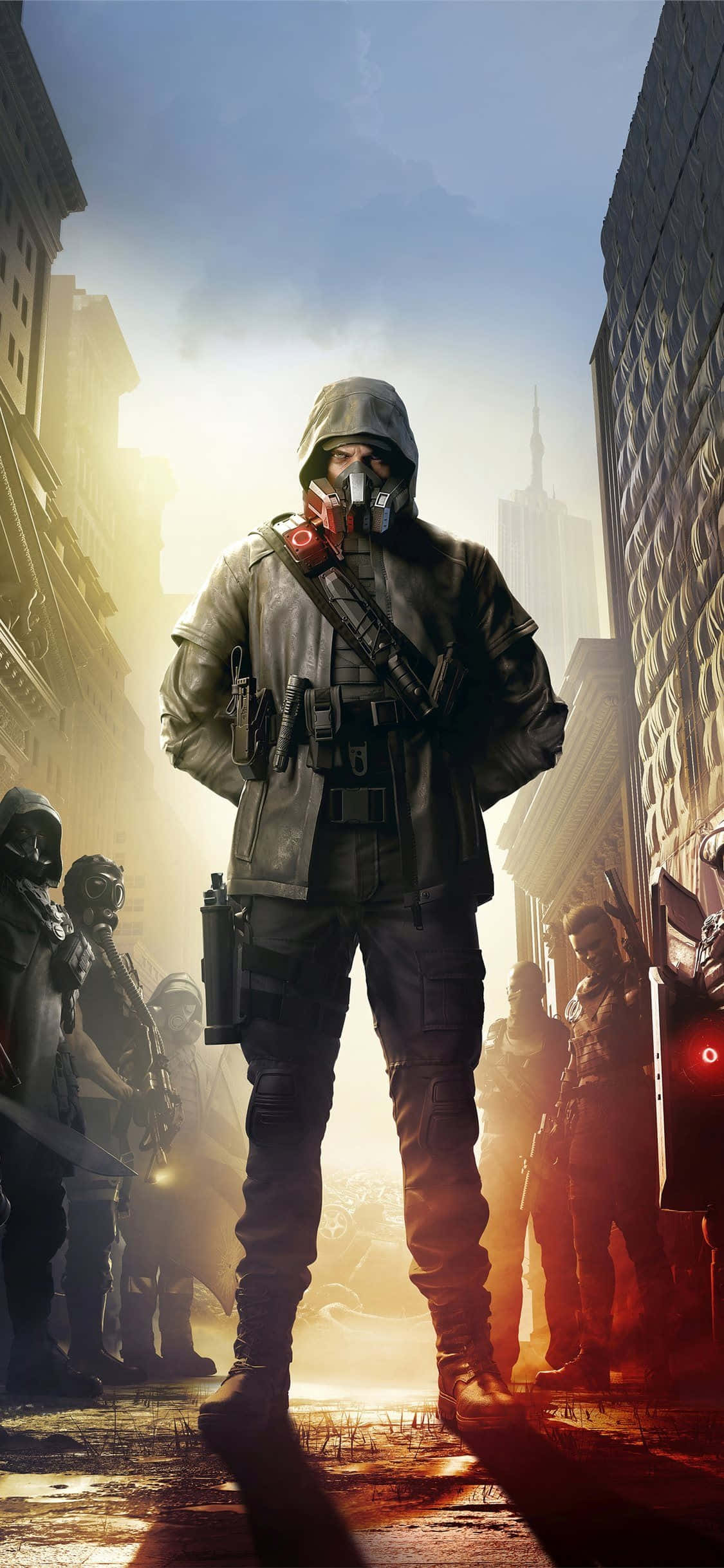 iPhone Xs The Division Фон Лидер отряда Шпалери