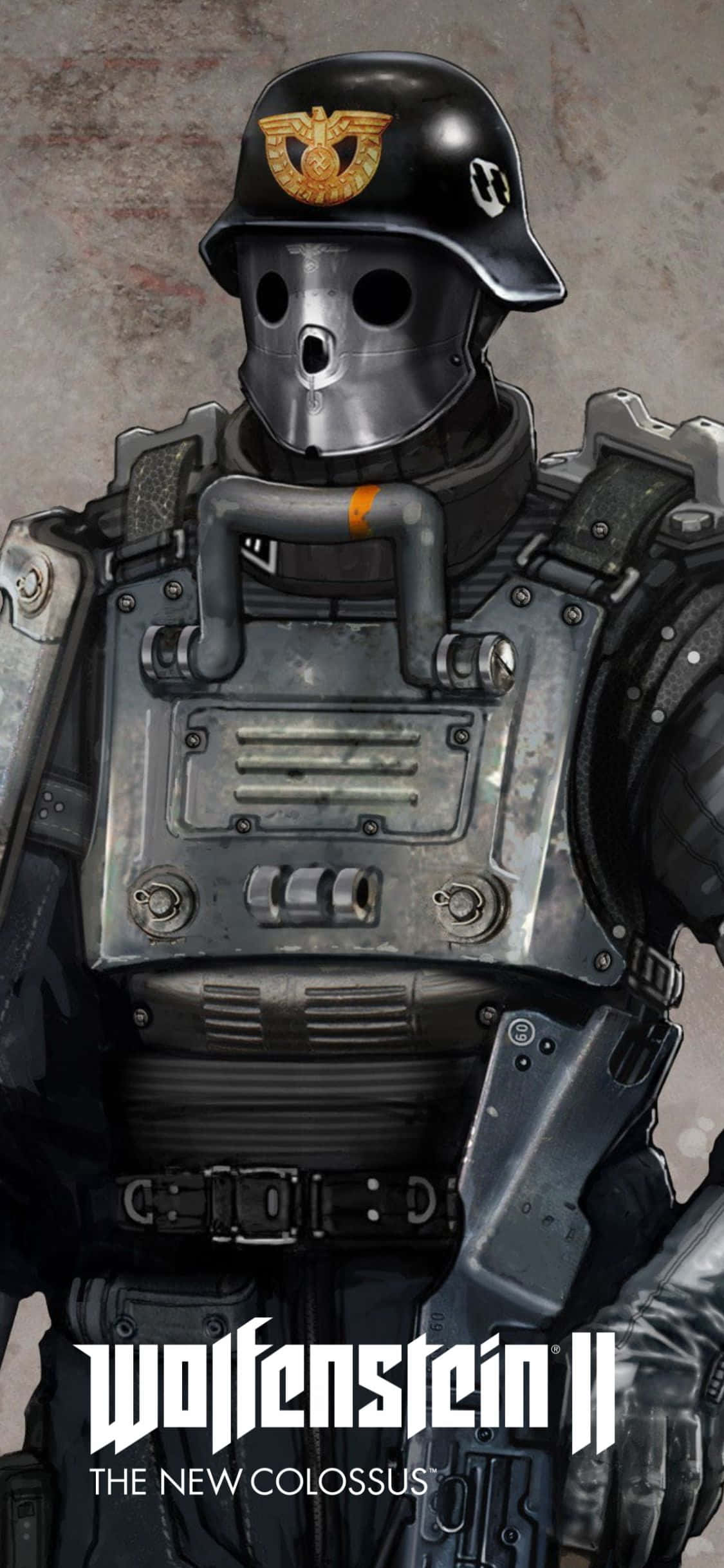 iPhone Xs Wolfenstein II патрульный солдат фон Шпалери