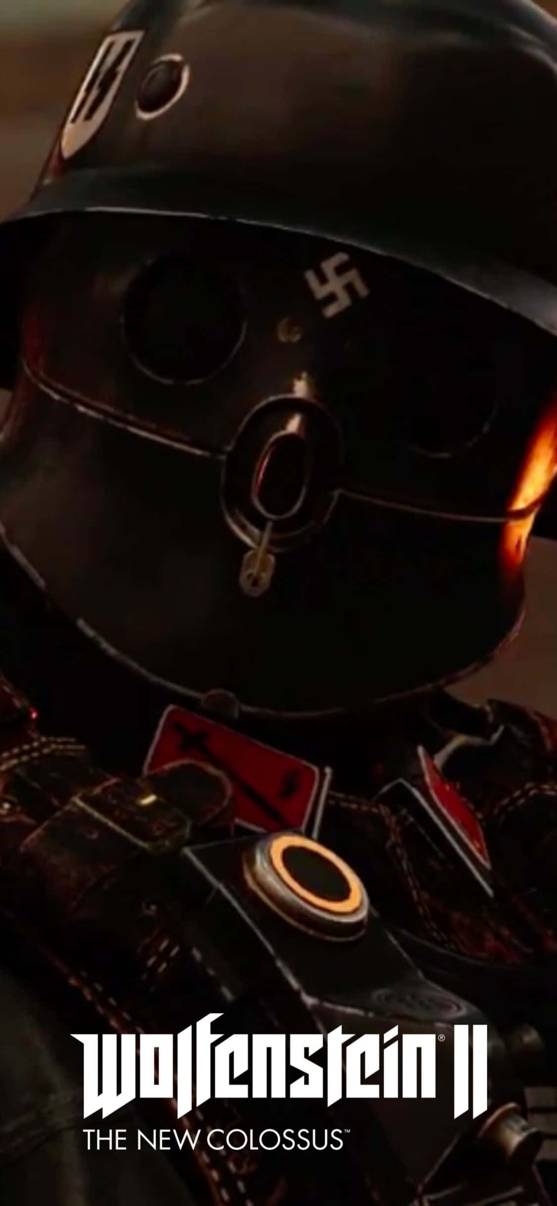 iPhone Xs Wolfenstein II Крупный план нациста Фон Шпалери