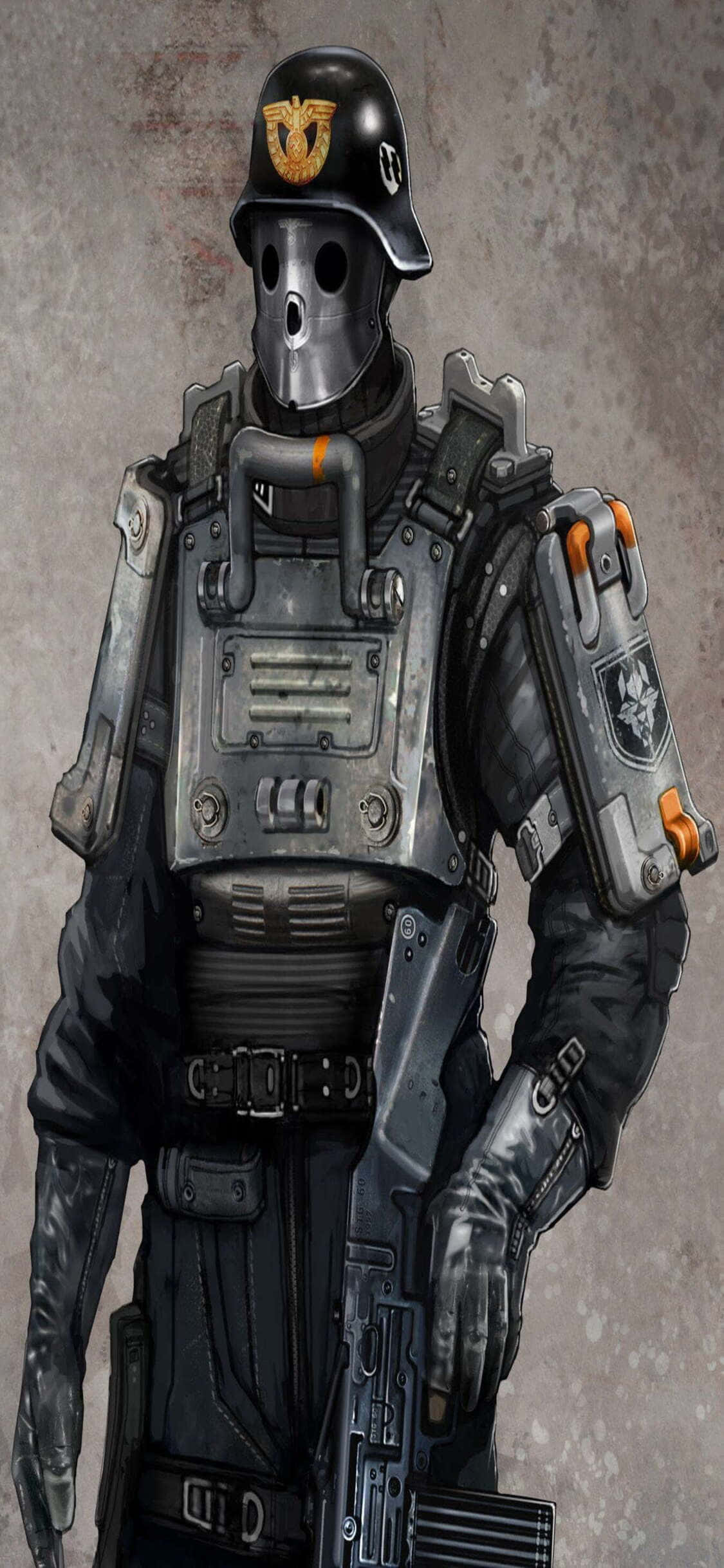Готовы к игровым приключениям с iPhone Xs и Wolfenstein II? Шпалери