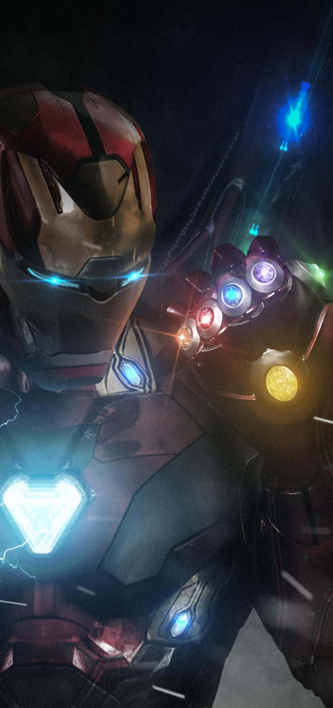 Iron Man Infinity Stones iPhone X Шпалери