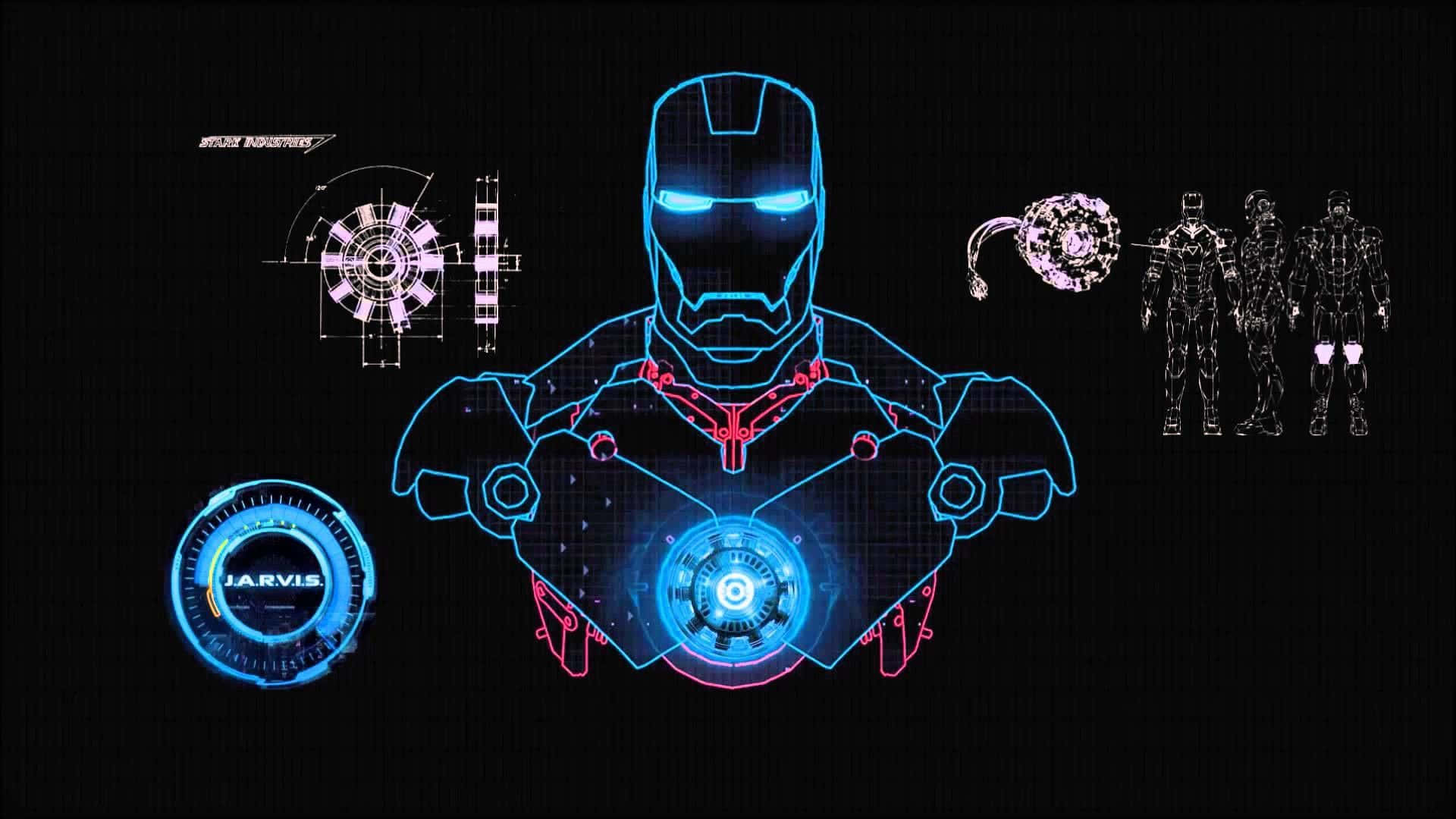 Iron Man Jarvis Робочий стіл Шпалери