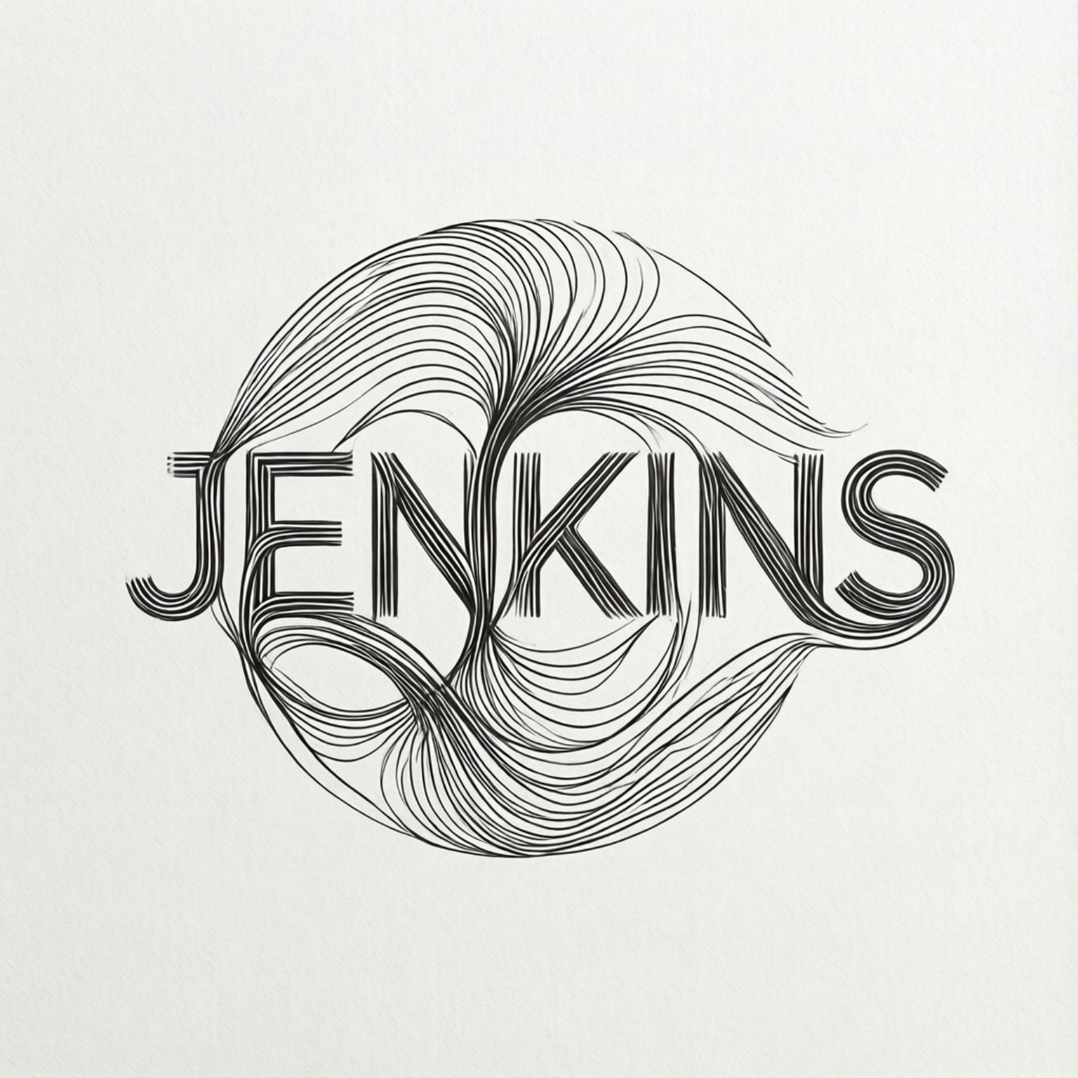Лайн-арт Jenkins Шпалери
