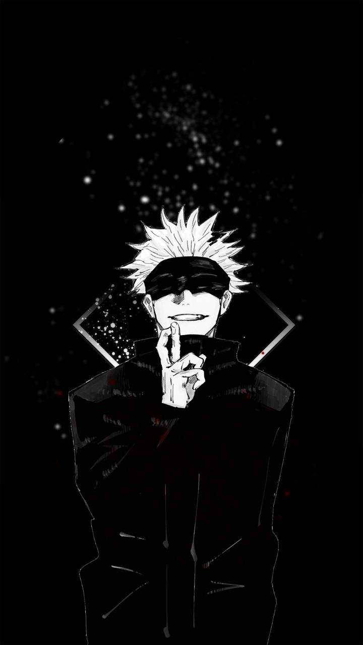 Годжо Чорний Jujutsu Kaisen iPhone Шпалери