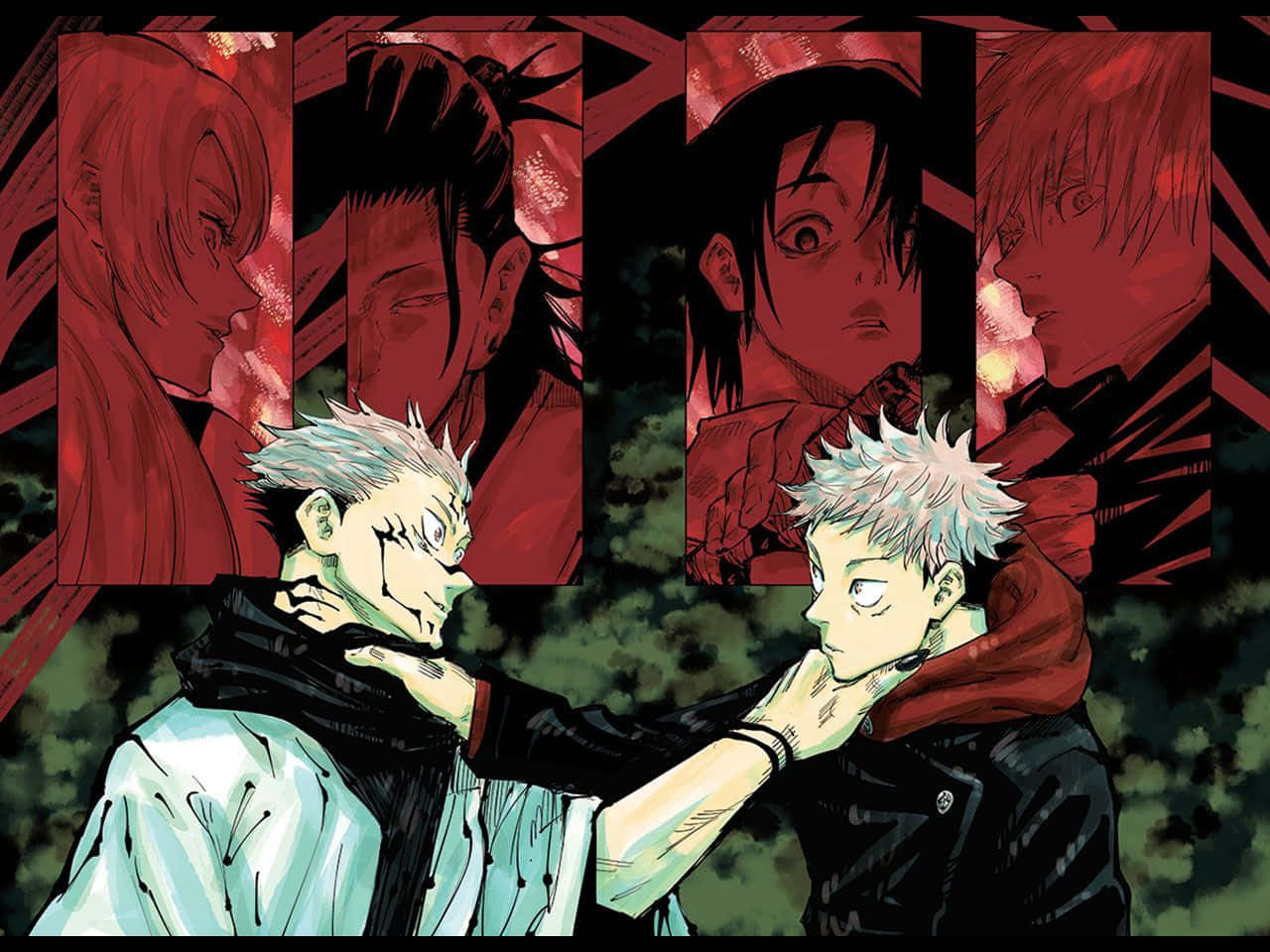 Фон Jujutsu Kaisen Шпалери