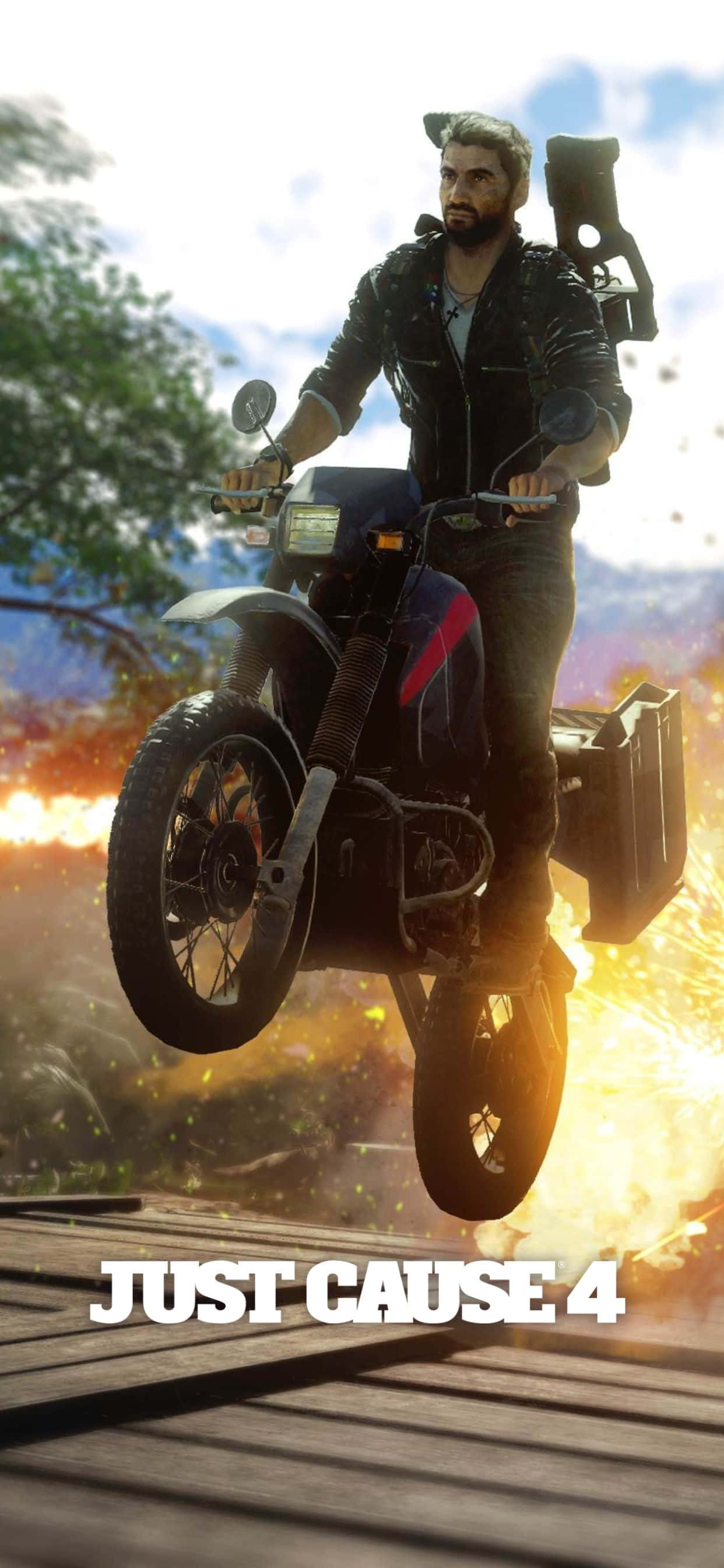 Грай в Just Cause 4 на новому iPhone Xs Max Шпалери