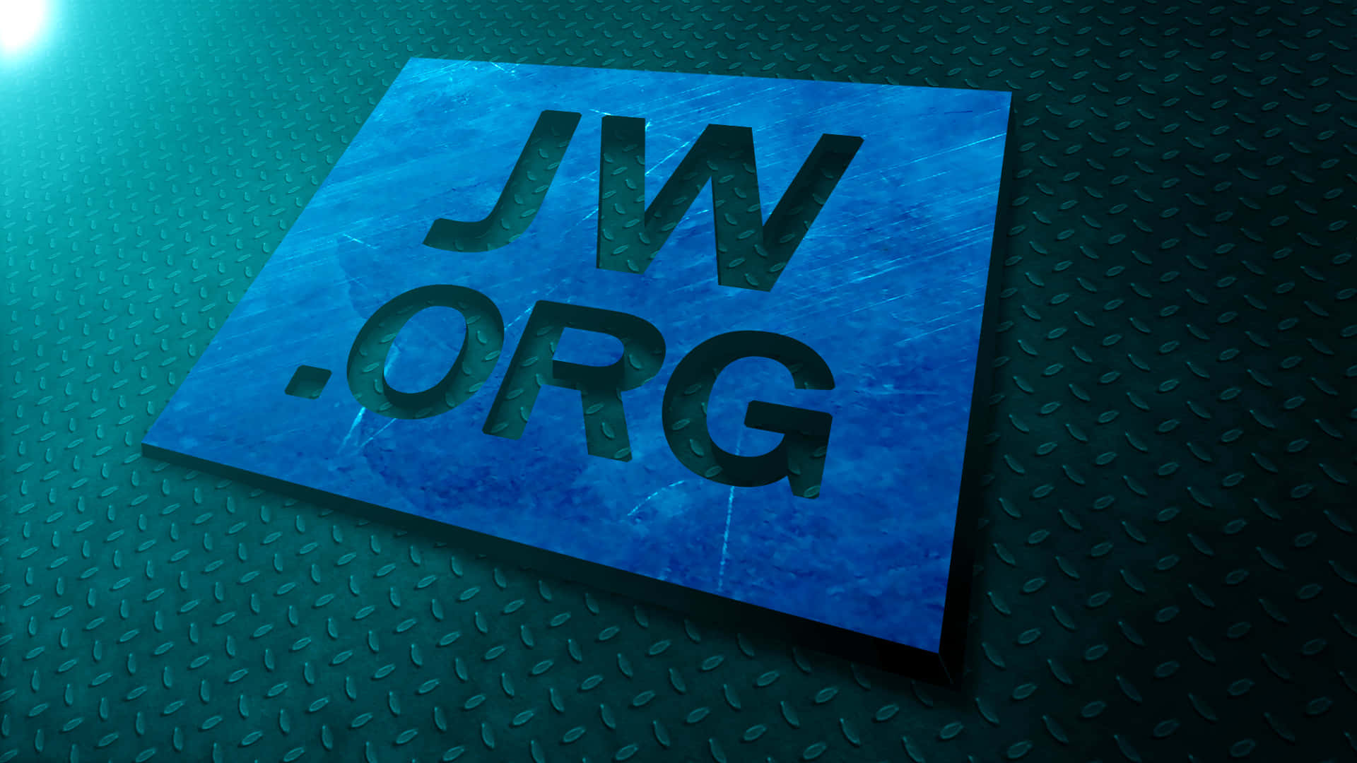 Логотип JWorg на сталевій пластині Шпалери