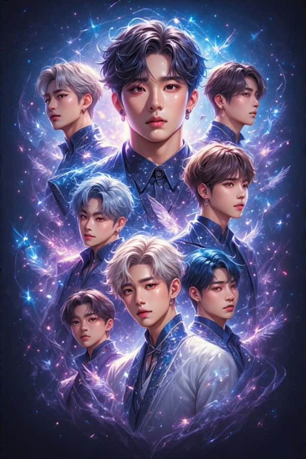 Фантастична реалістична K-pop група Шпалери