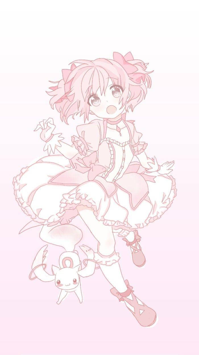 Kawaii Аніме Мадока Канаме Шпалери