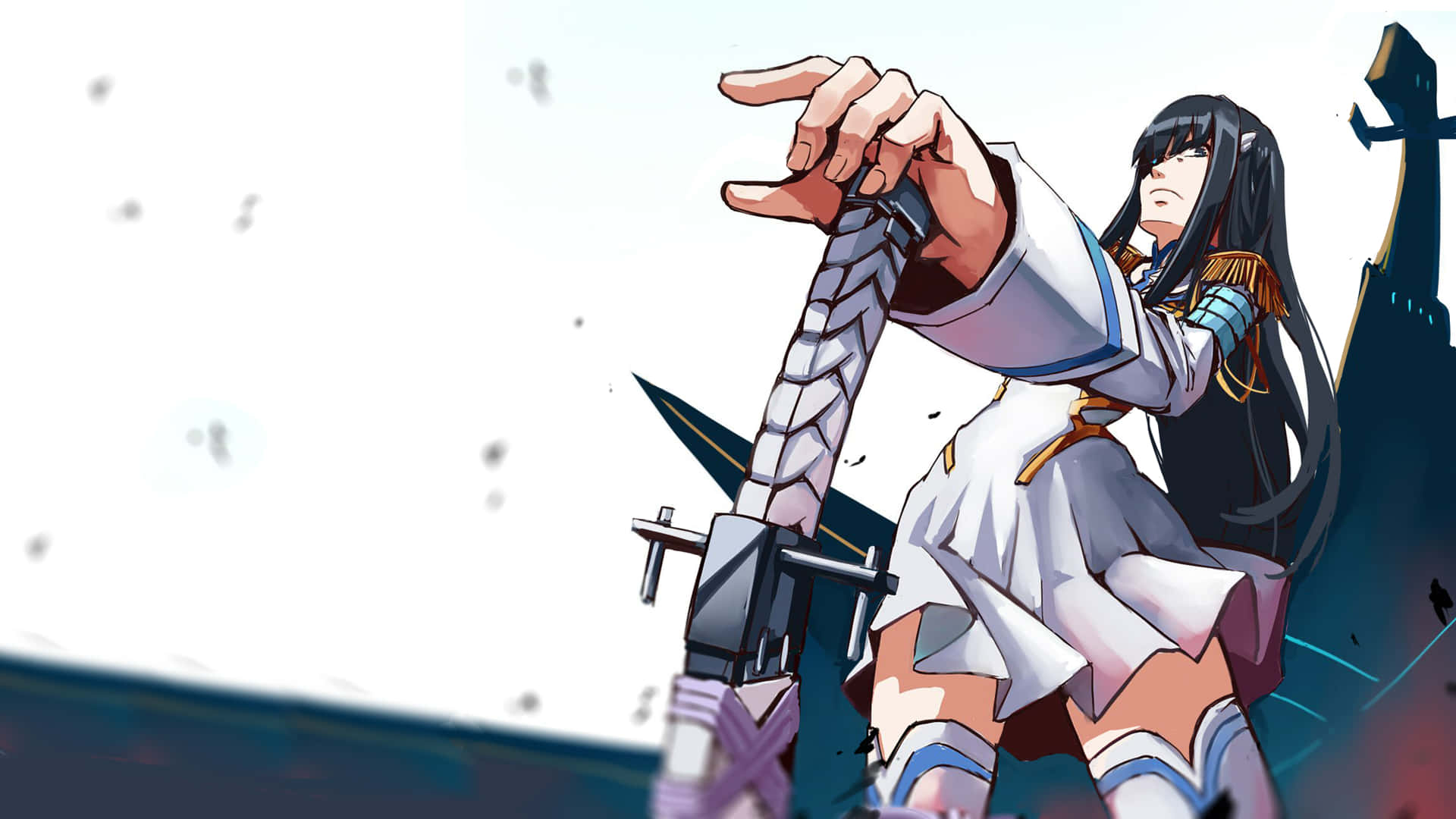 Kill La Kill Сацукі Таємний Меч Бакузан Зображення Шпалери