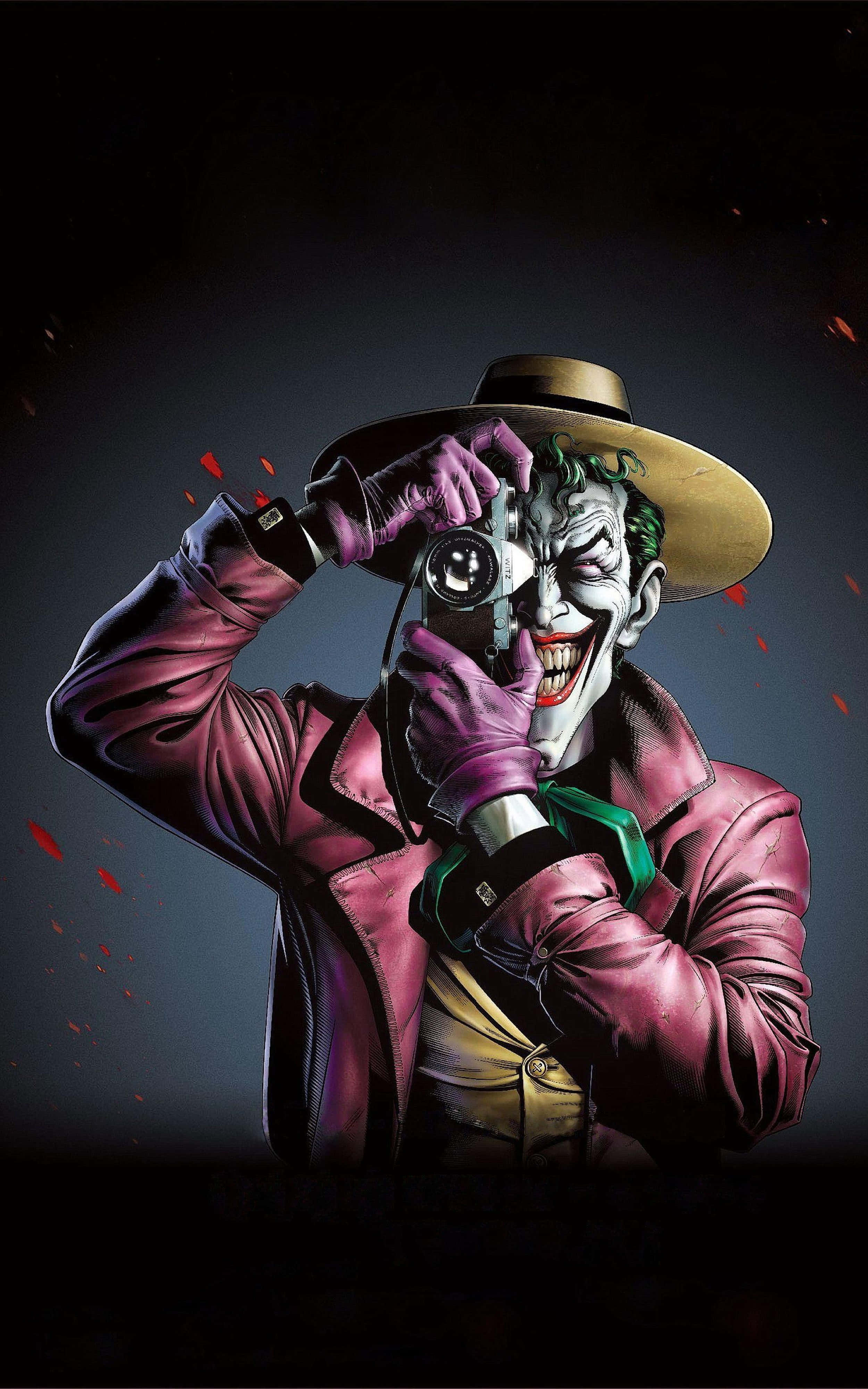 Killing Joke Джокер 4K Телефон Шпалери