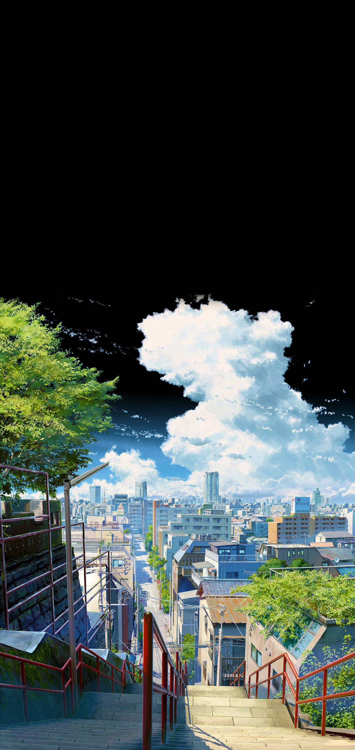 Лестница Суга Kimi No Na Wa телефон Шпалери