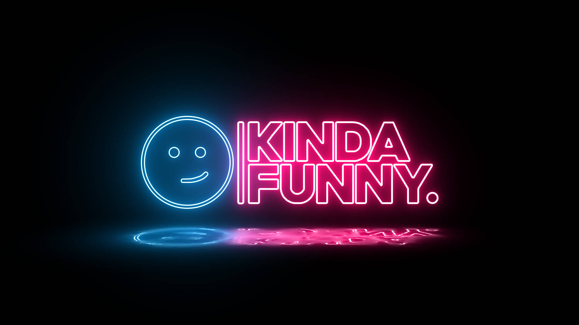 Kinda Funny Неонова посмішка Шпалери