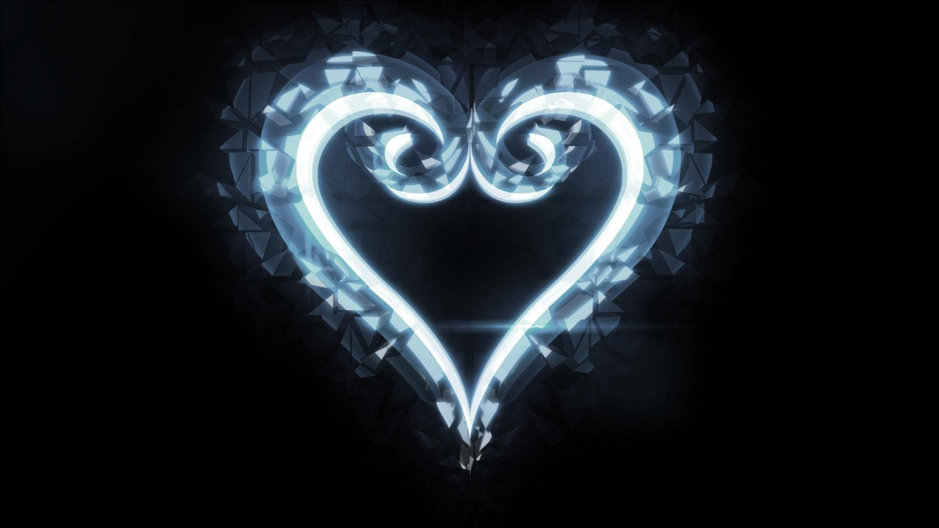 Чарівне відображення логотипу Kingdom Heart Шпалери