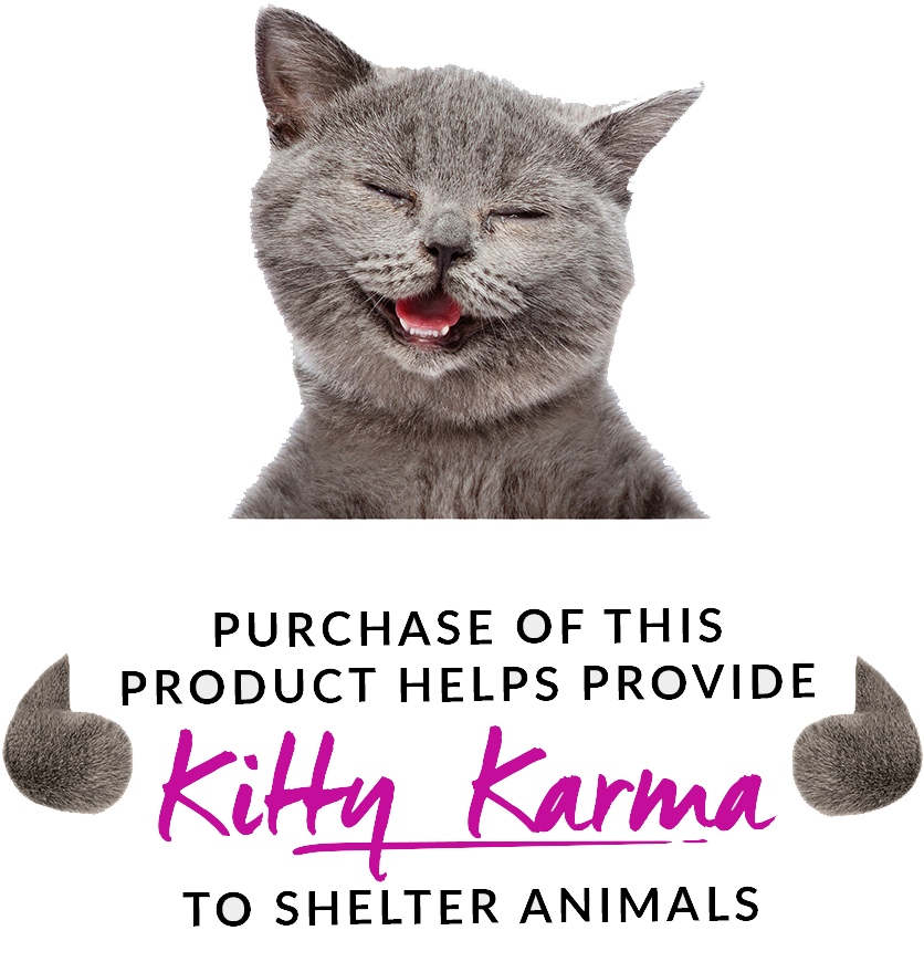 Реклама з усміхненим котом Kitty Karma Шпалери