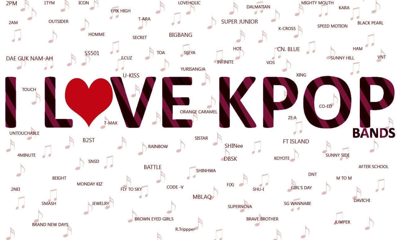Виступ Kpop-групи на сцені Шпалери