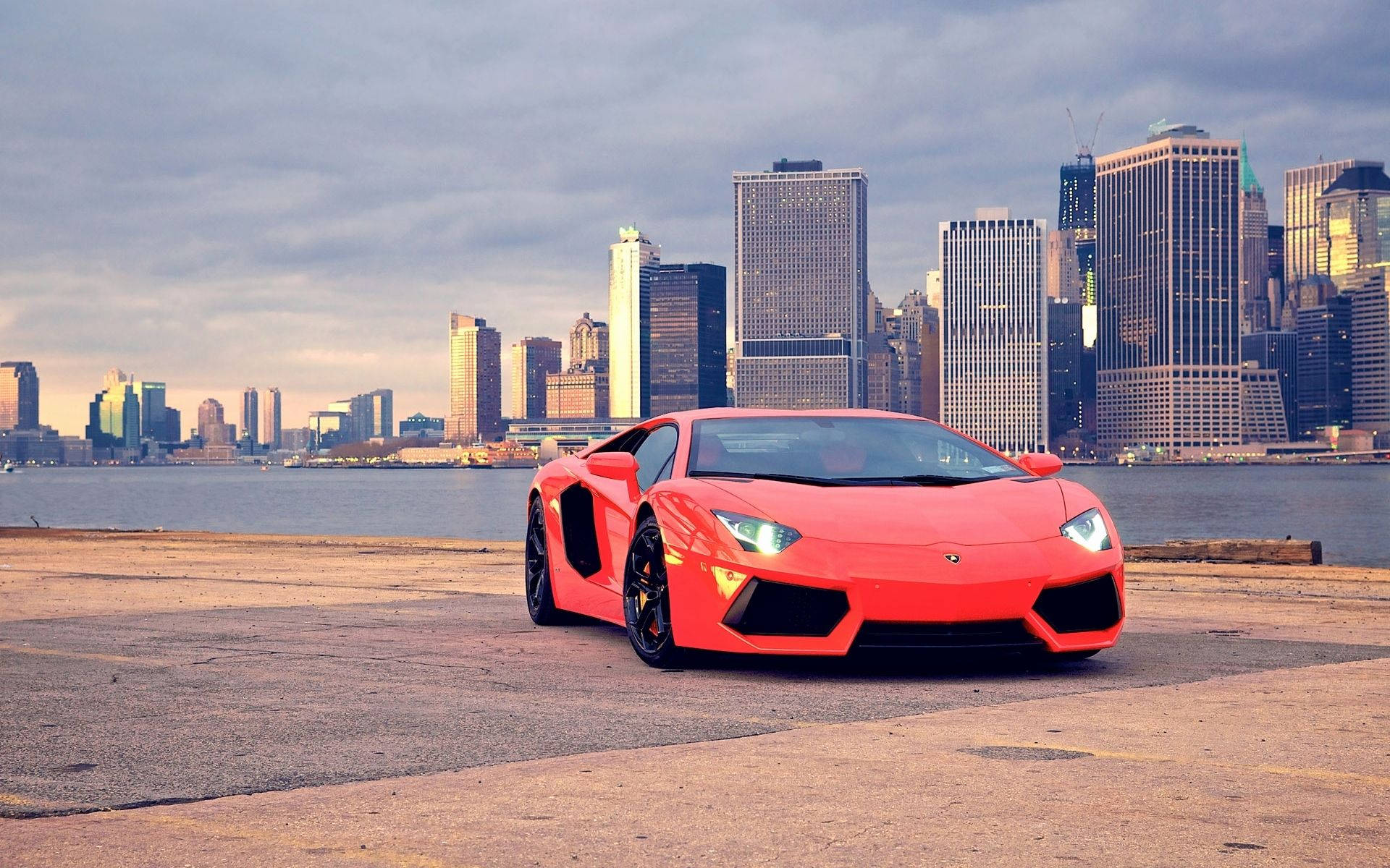 Автошоу Lamborghini в парку Бруклінський міст Шпалери