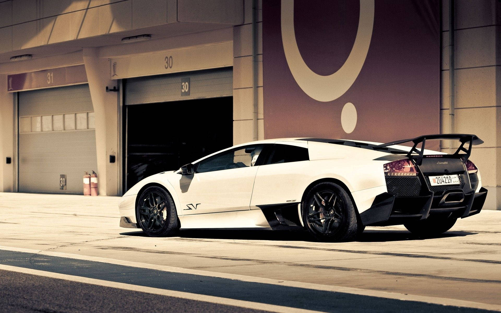 Витончений, потужний Lamborghini Murcielago SV Шпалери