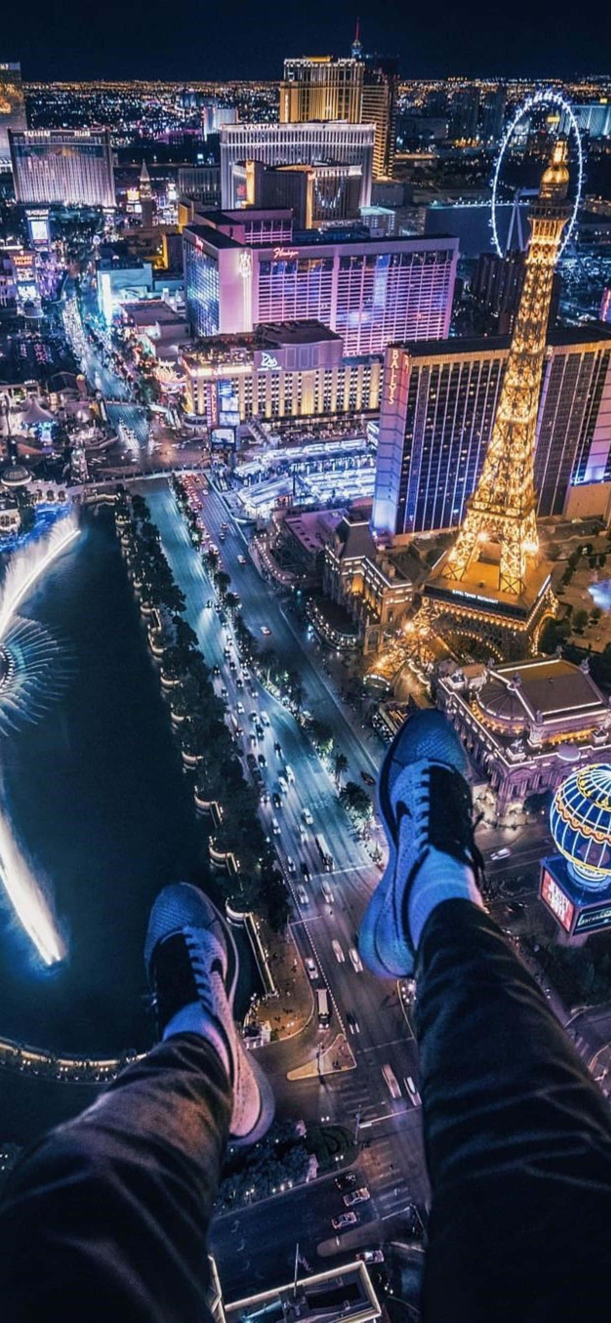 Оживи свою жизнь с Las Vegas Phone Шпалери