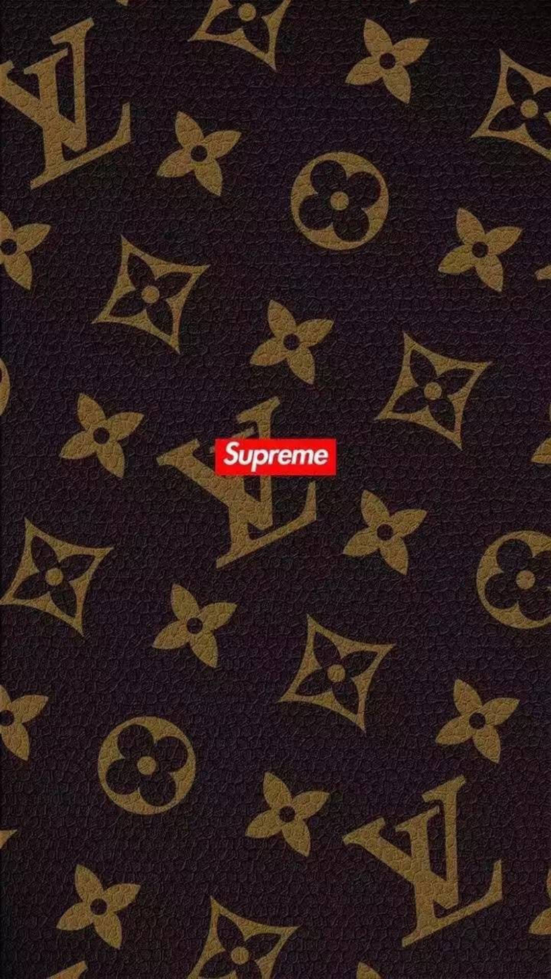Leather Supreme та Louis Vuitton телефон Шпалери