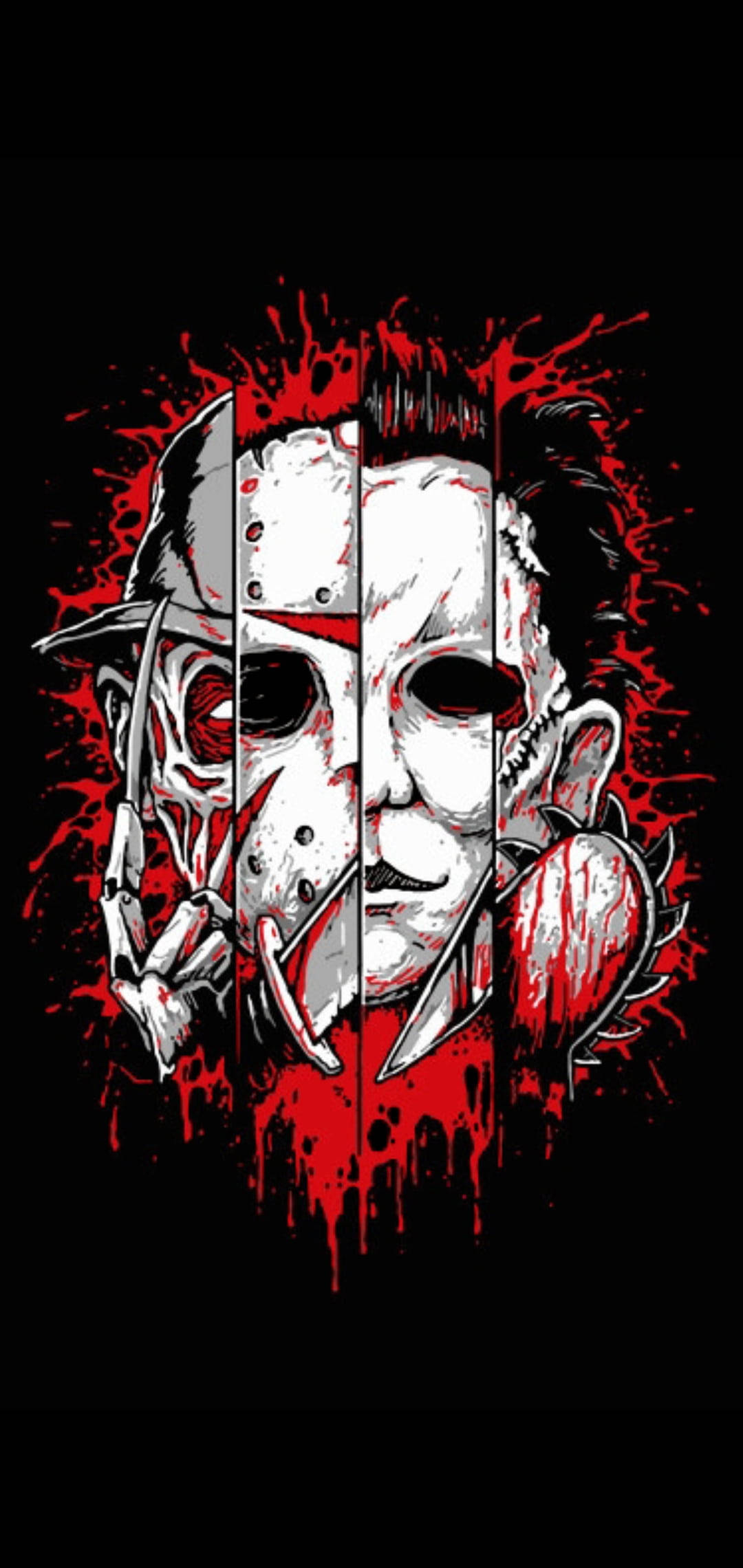 Leatherface Michael Jason Freddy Шпалери