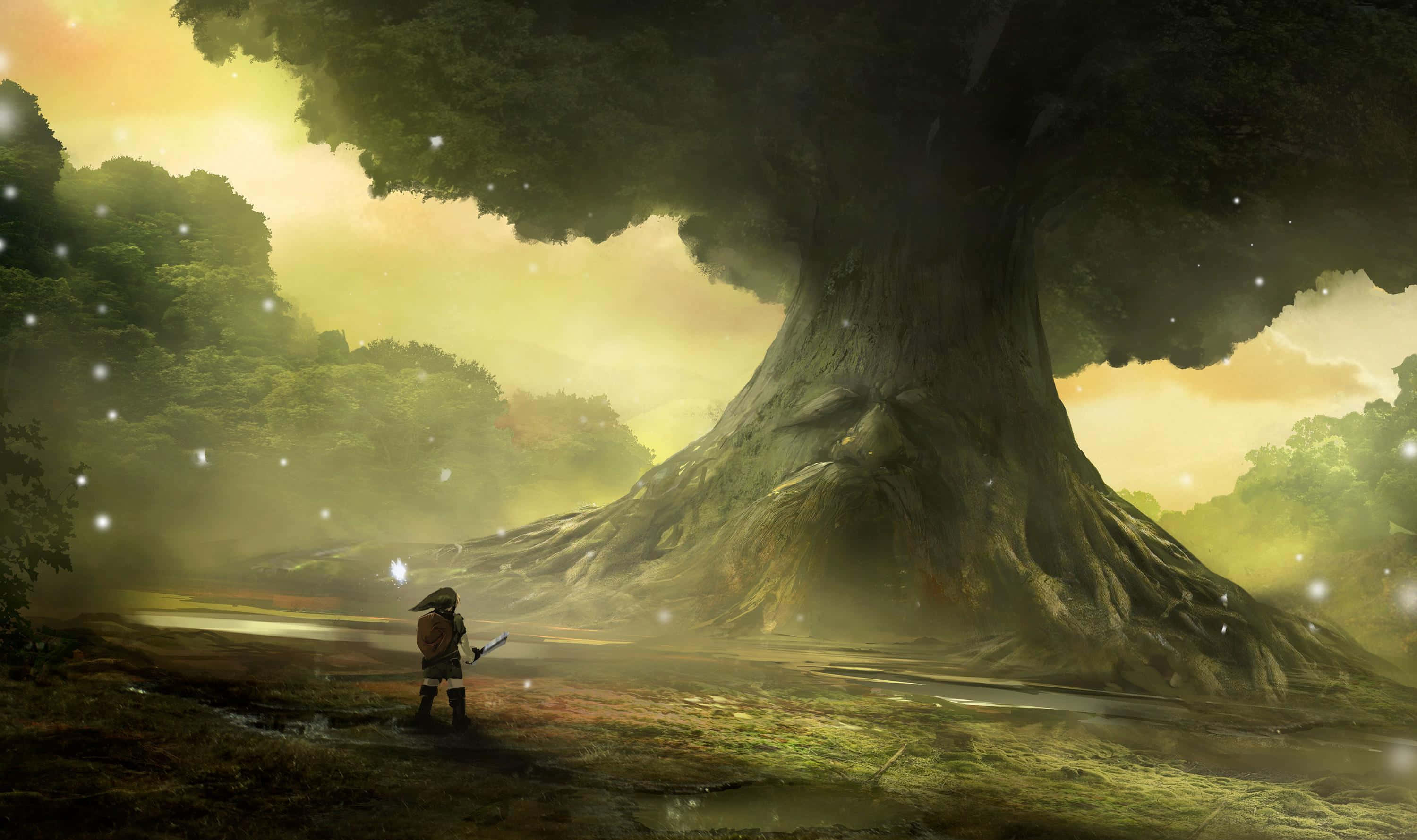 Досліджуйте світ Гайрула у визнаній серії Legend Of Zelda. Шпалери