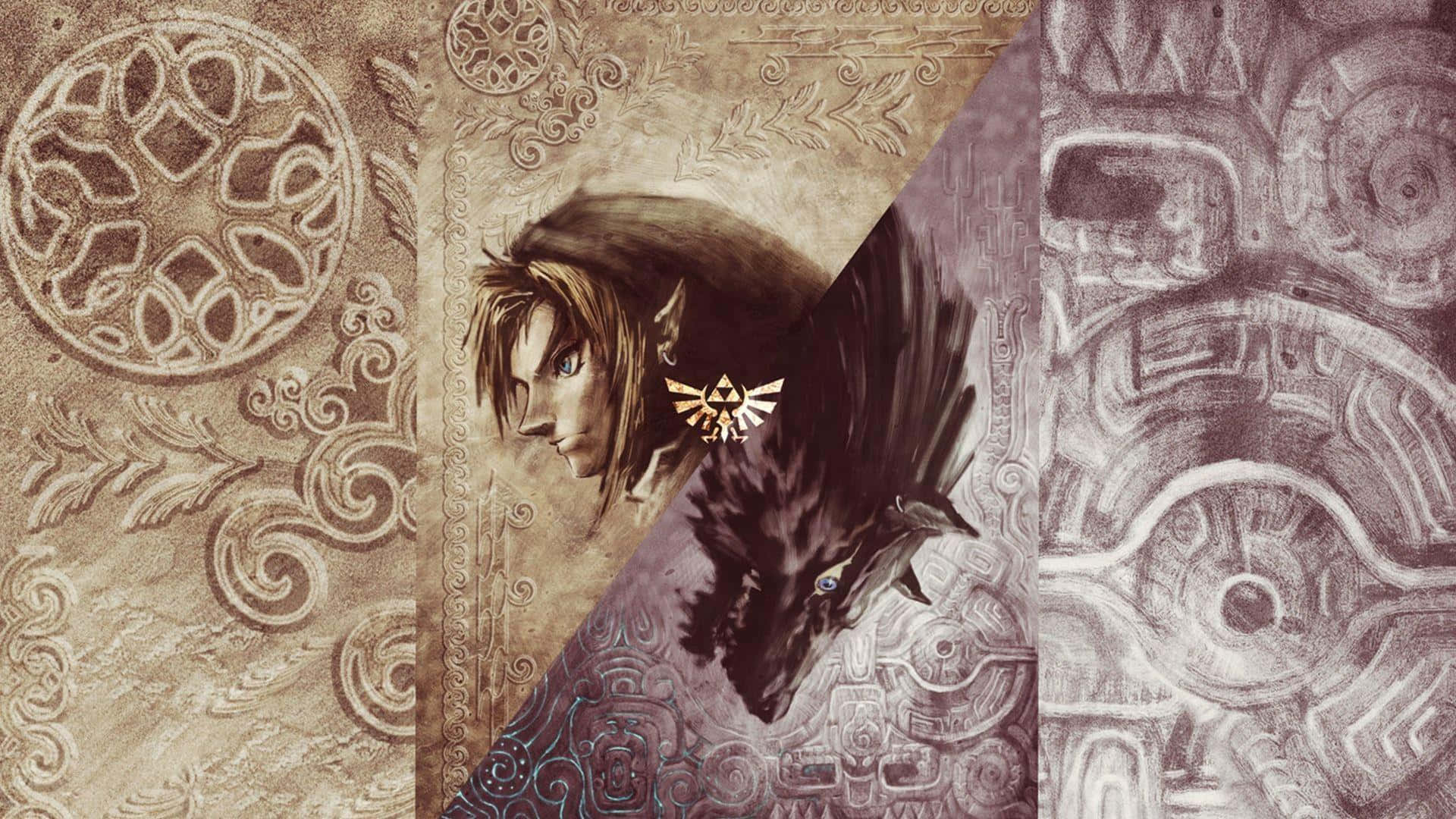 Legend Of Zelda Twilight Princess Link і Вовк Лінк Шпалери