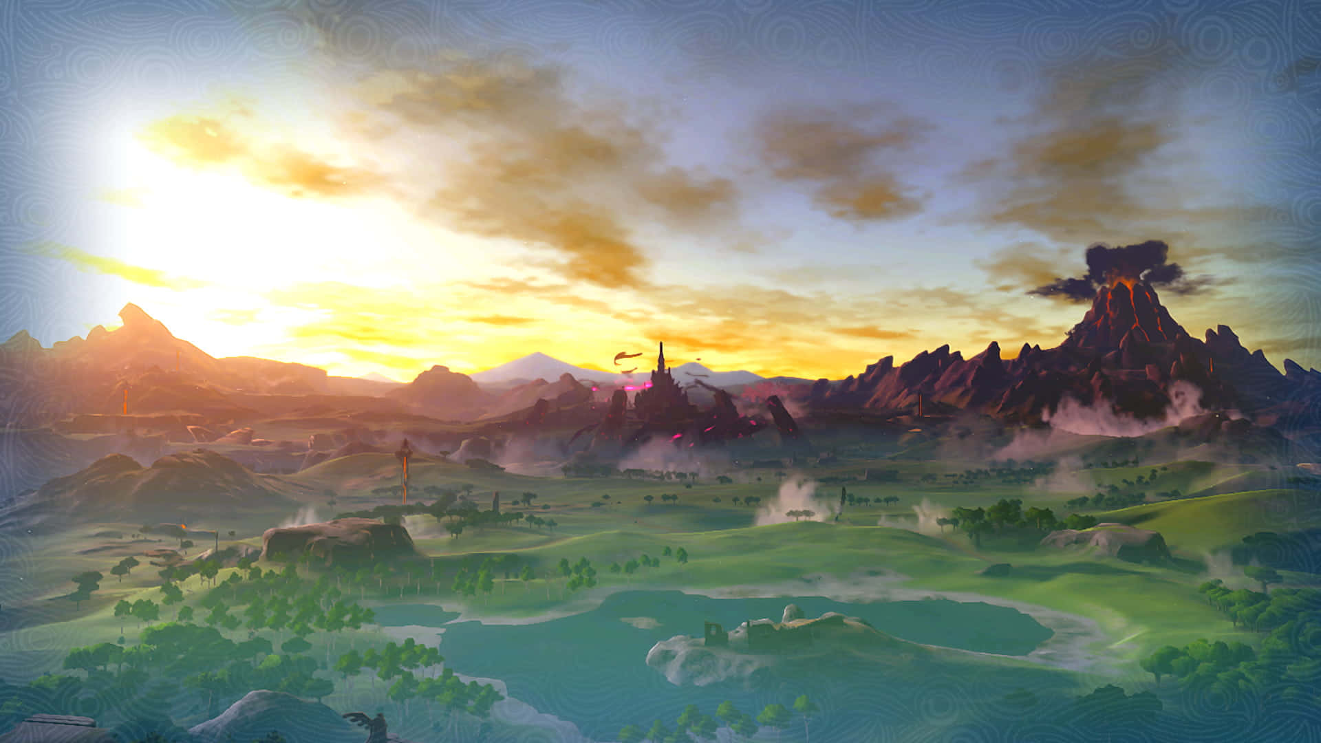 Лінк вирушає у доленосну подорож у Legend of Zelda Шпалери