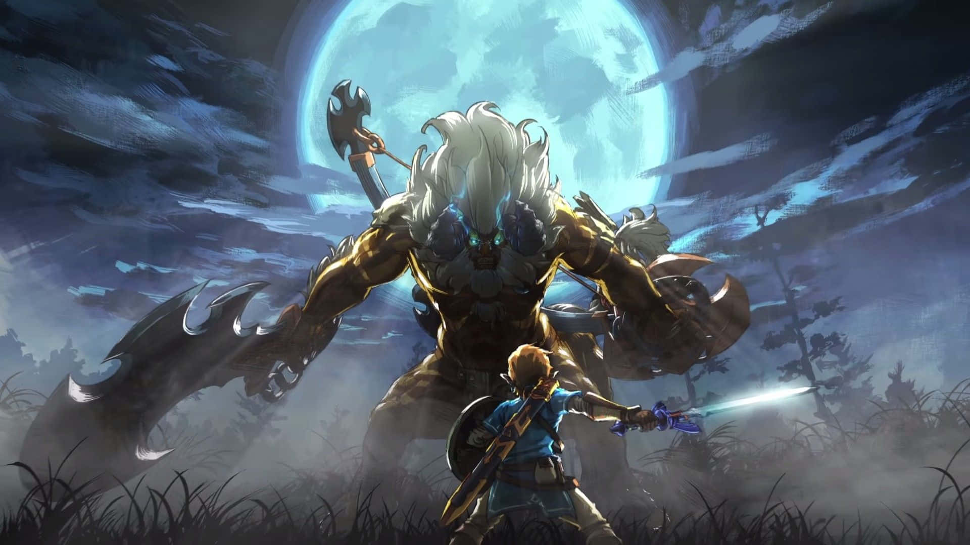 Приєднуйтесь до Лінка та вирушайте в епічну подорож із Legend Of Zelda. Шпалери