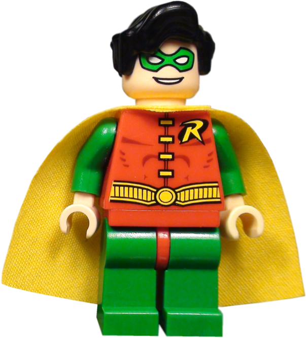 Портрет фігурки Lego Робін Шпалери