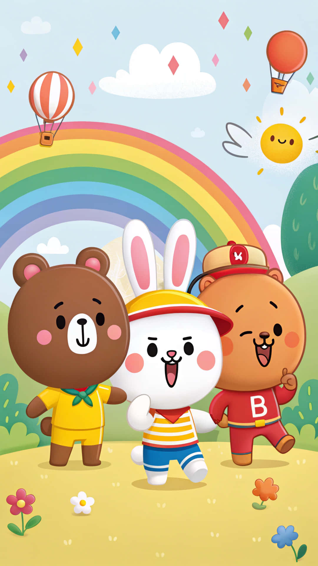 Шпалери Line Friends Шпалери