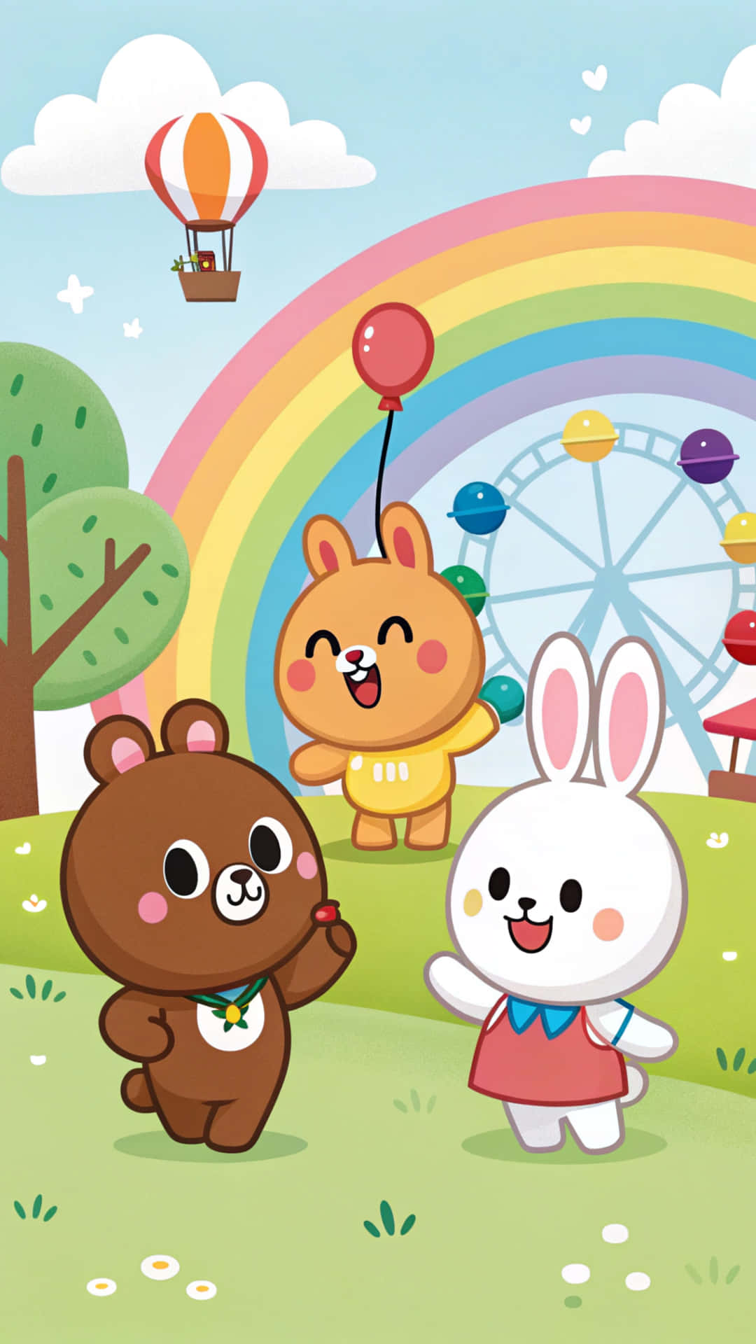 Шпалери Line Friends Шпалери