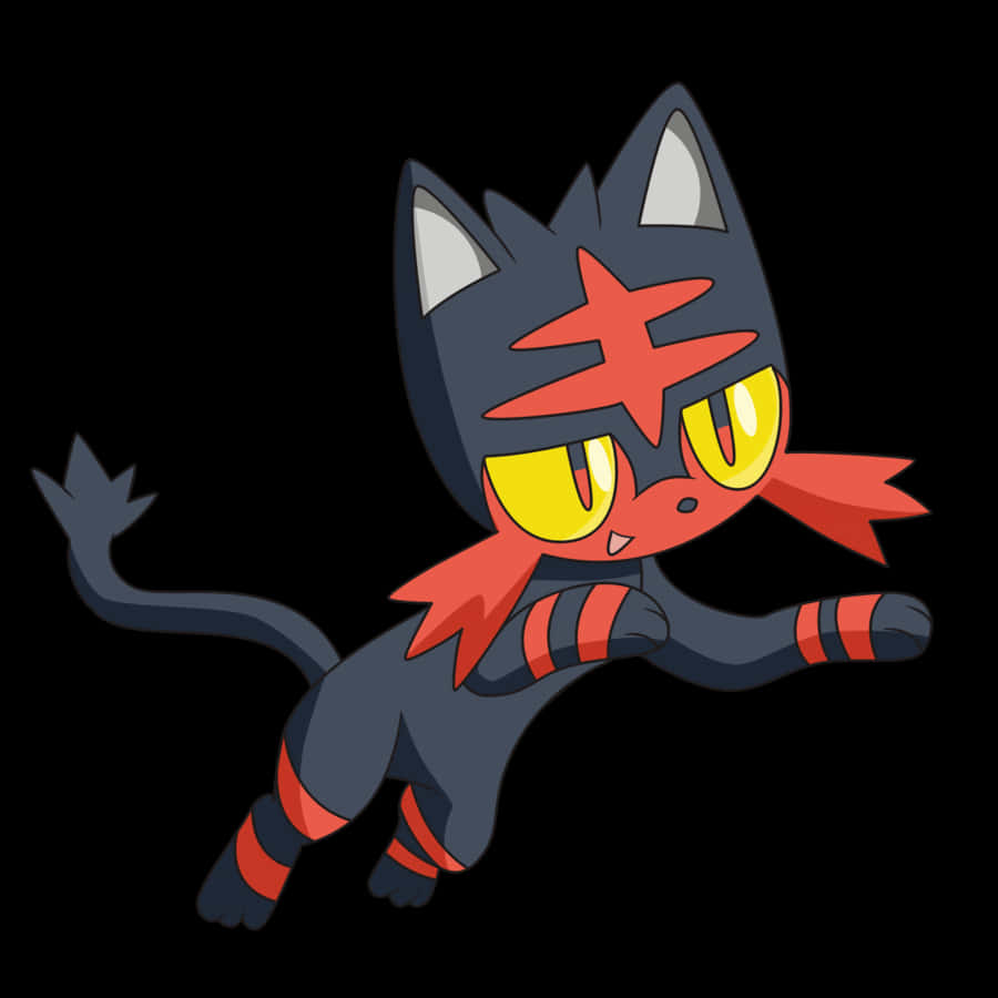 Litten готовий до бою Шпалери