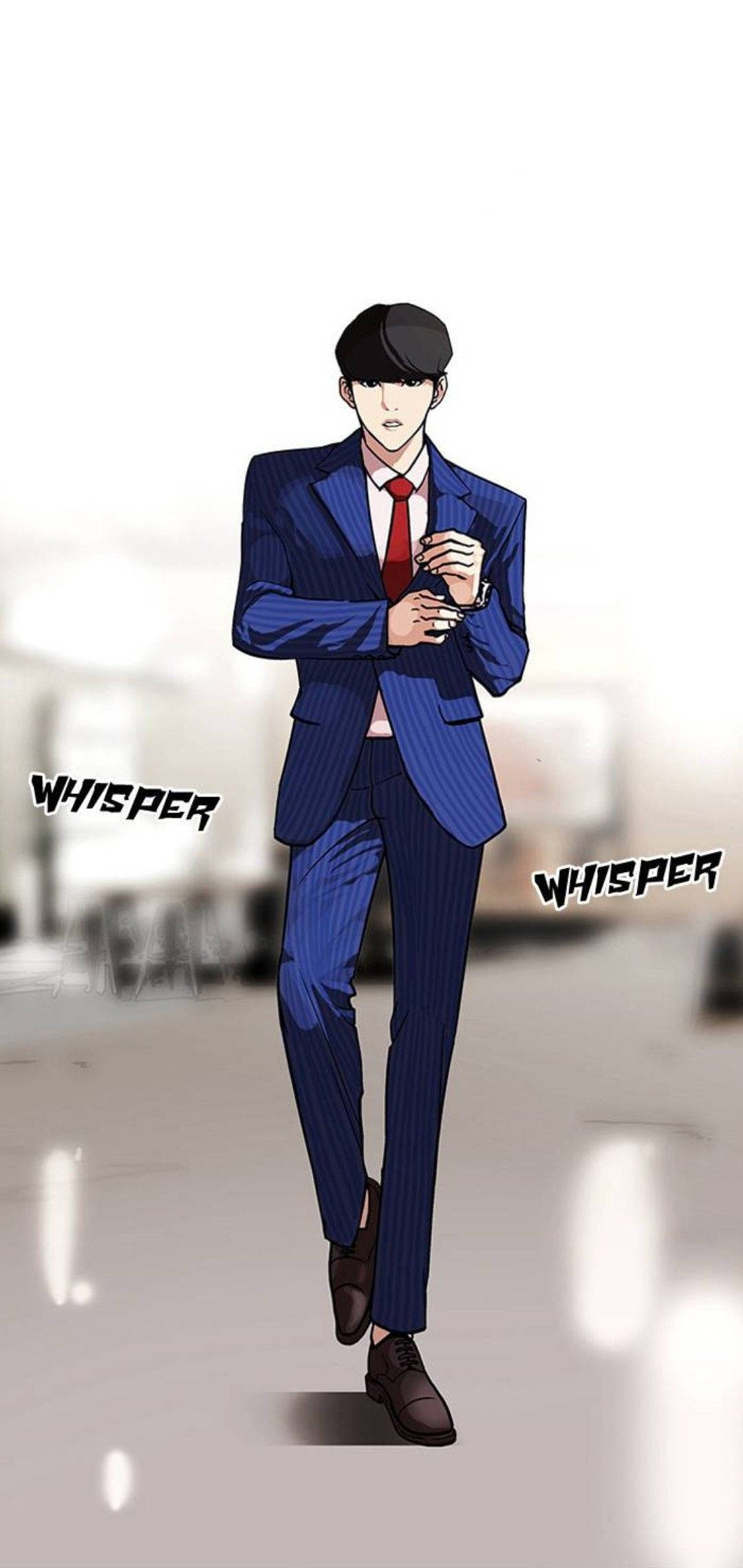 Lookism Дэниел Парк в костюме Шпалери