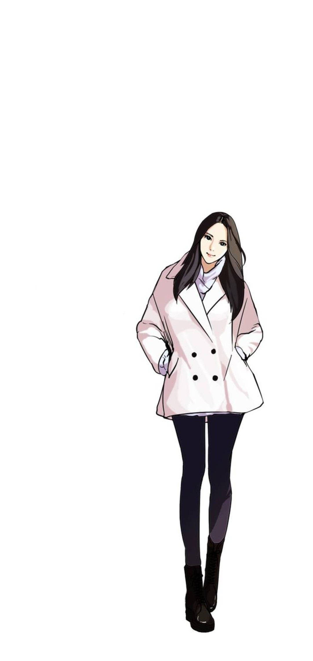 Lookism: Кристал в пальто Шпалери