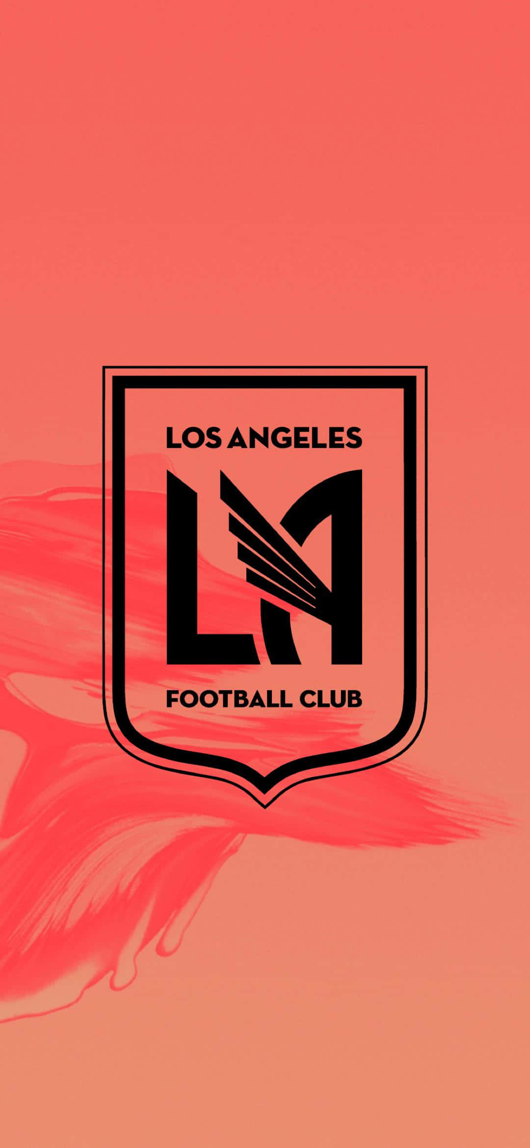 Цифровой фанарт Los Angeles FC в розовом Шпалери