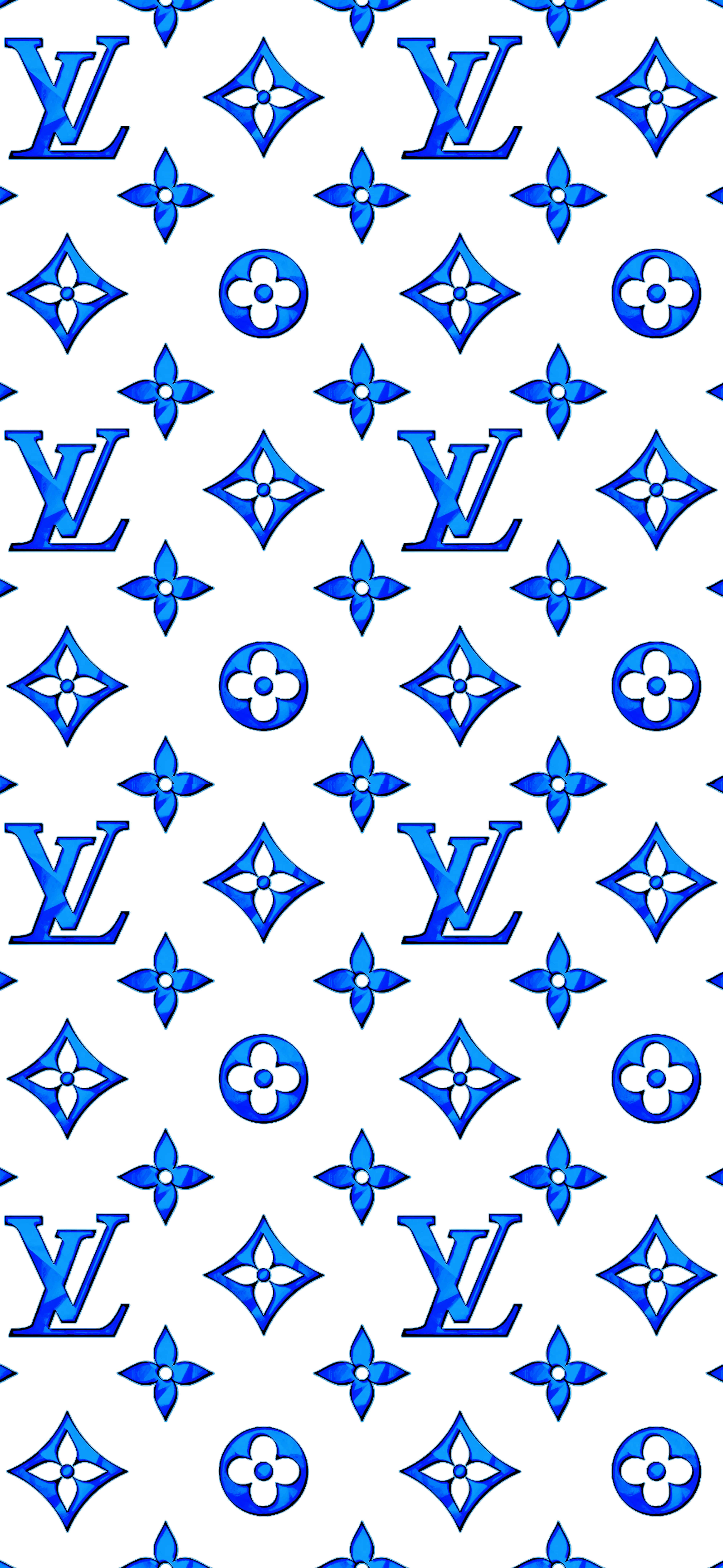 «Сделайте стильное и роскошное заявление в Louis Vuitton Blue» Шпалери
