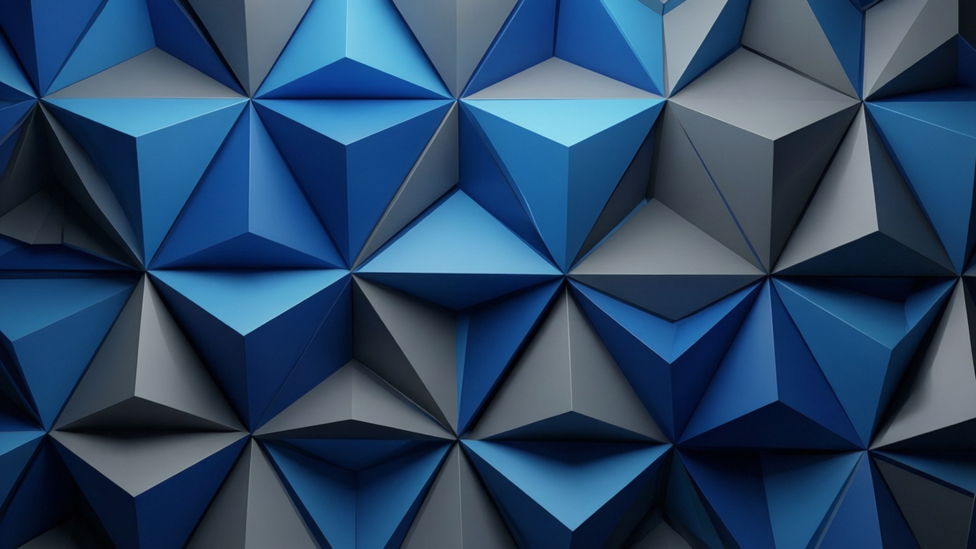Low-Poly OnePlus Синій Шпалери